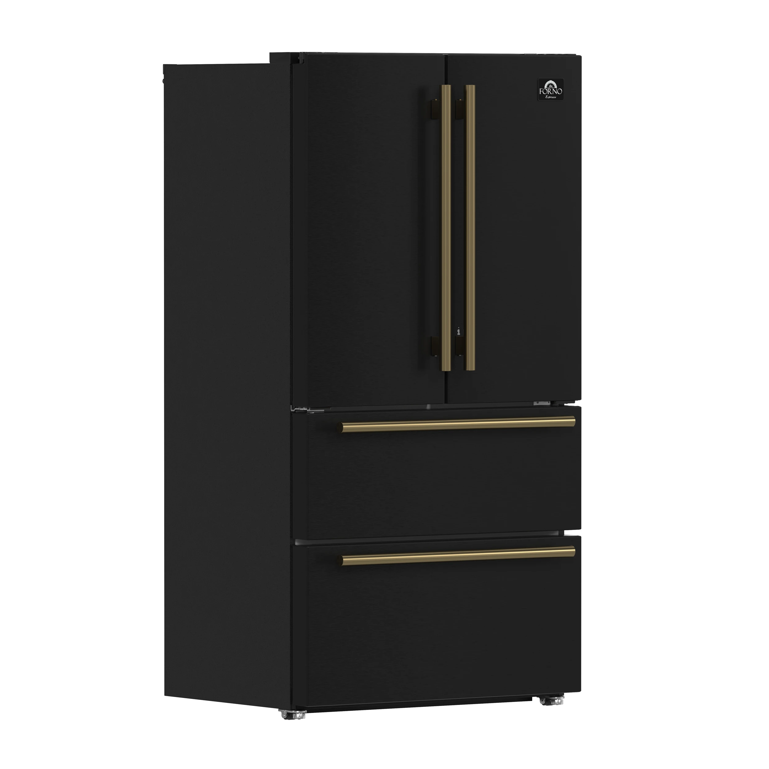 Moena Espresso 36-Inch French Door Refrigerator, 19.2 Cu. Ft., Frost-Free, Automatic Ice Maker, ENERGY STAR Certified FFRBI182036BLK