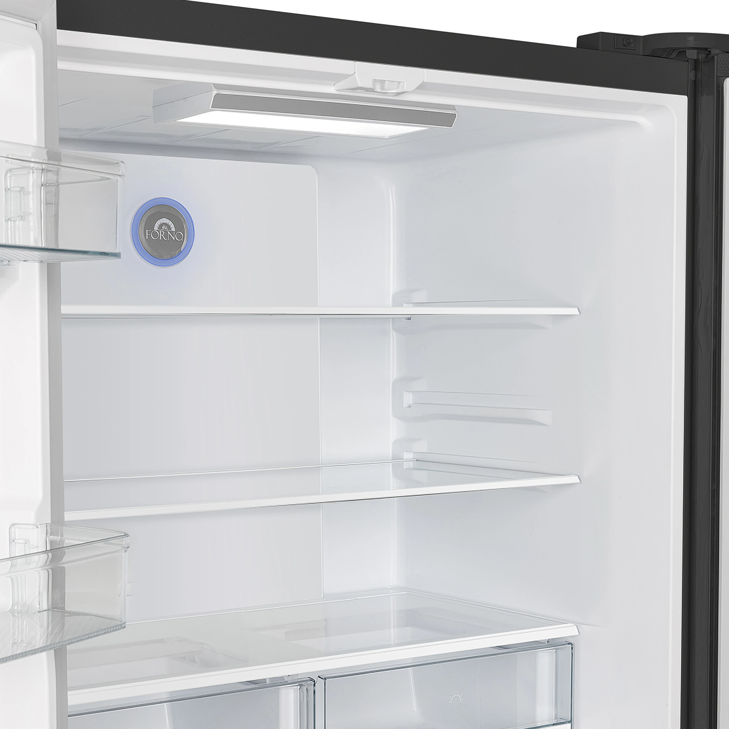 Moena Espresso 36-Inch French Door Refrigerator, 19.2 Cu. Ft., Frost-Free, Automatic Ice Maker, ENERGY STAR Certified FFRBI182036BLK