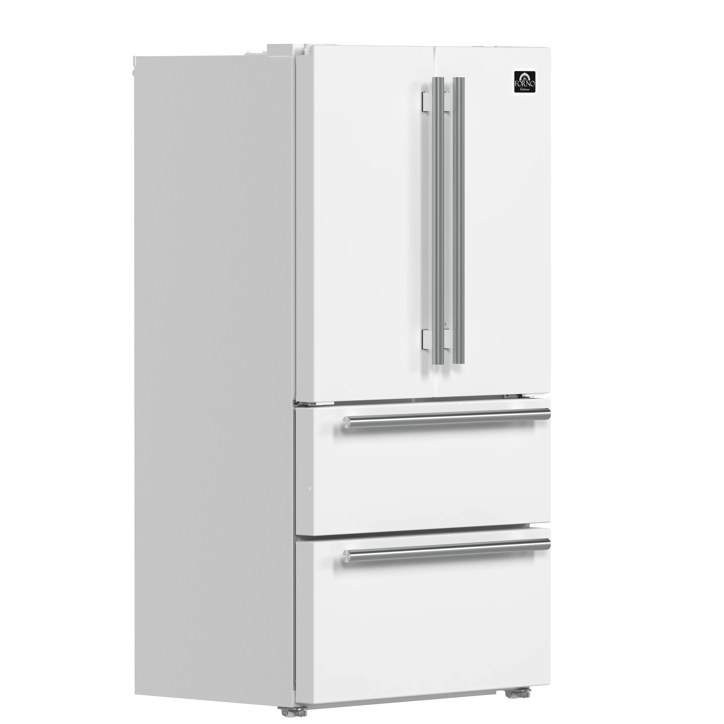 Moena Espresso 36-Inch French Door Refrigerator, 19.2 Cu. Ft., Frost-Free, Automatic Ice Maker, ENERGY STAR Certified FFRBI182036WHT