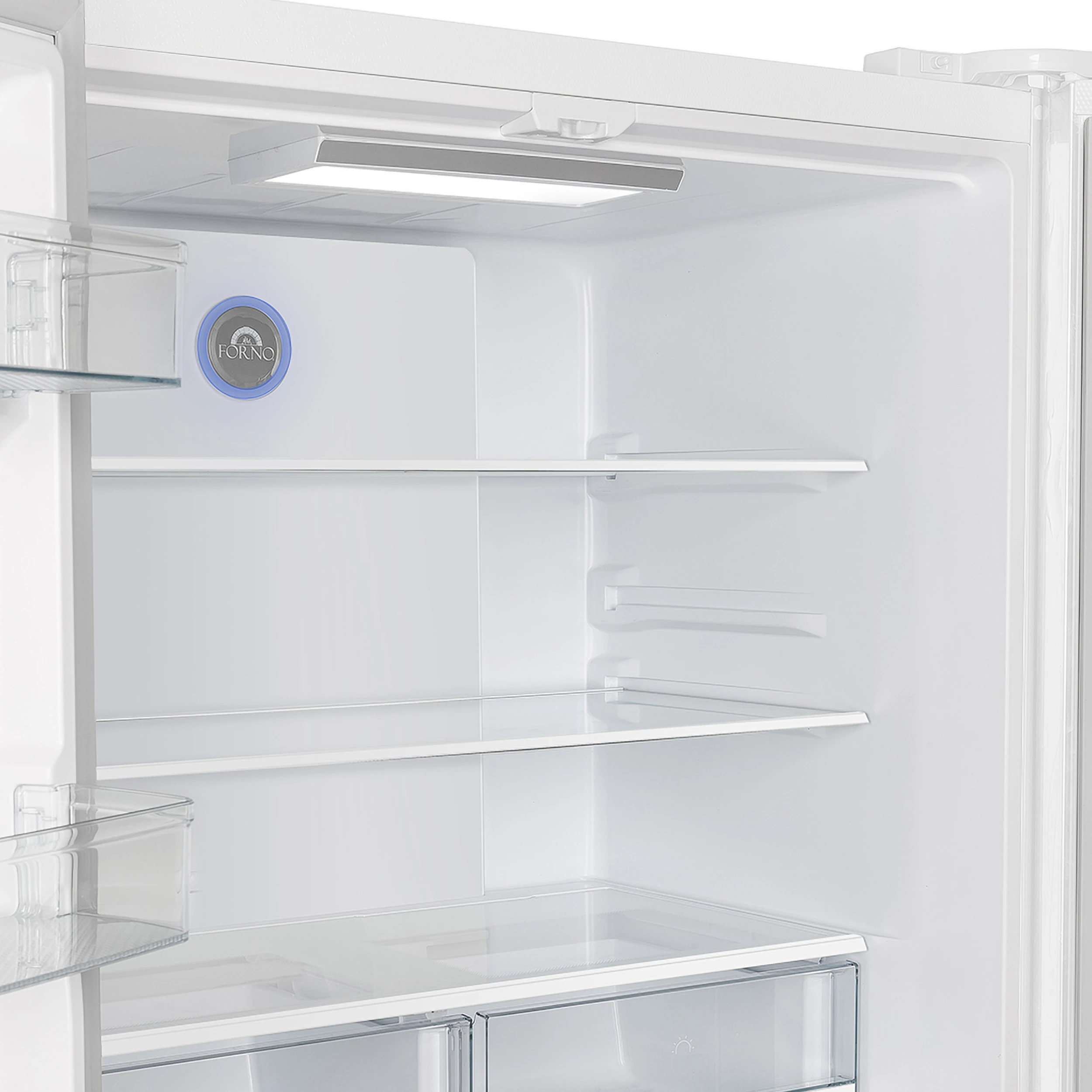Moena Espresso 36-Inch French Door Refrigerator, 19.2 Cu. Ft., Frost-Free, Automatic Ice Maker, ENERGY STAR Certified FFRBI182036WHT