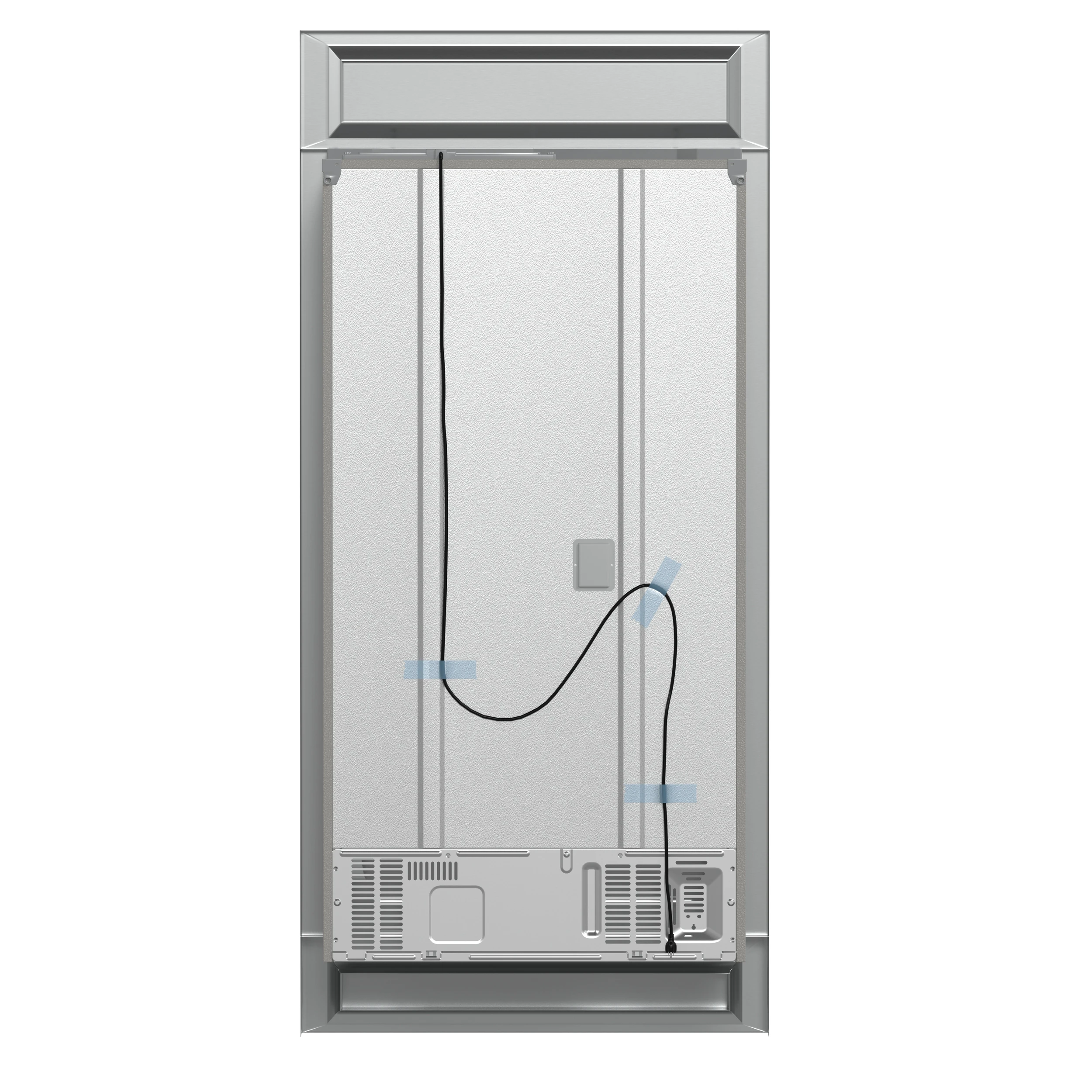 Moena 40-Inch French Door Refrigerator, , 19.2 cu.ft, Modern Decorative Grill, ENERGY STAR Certified FFRBI182040MG