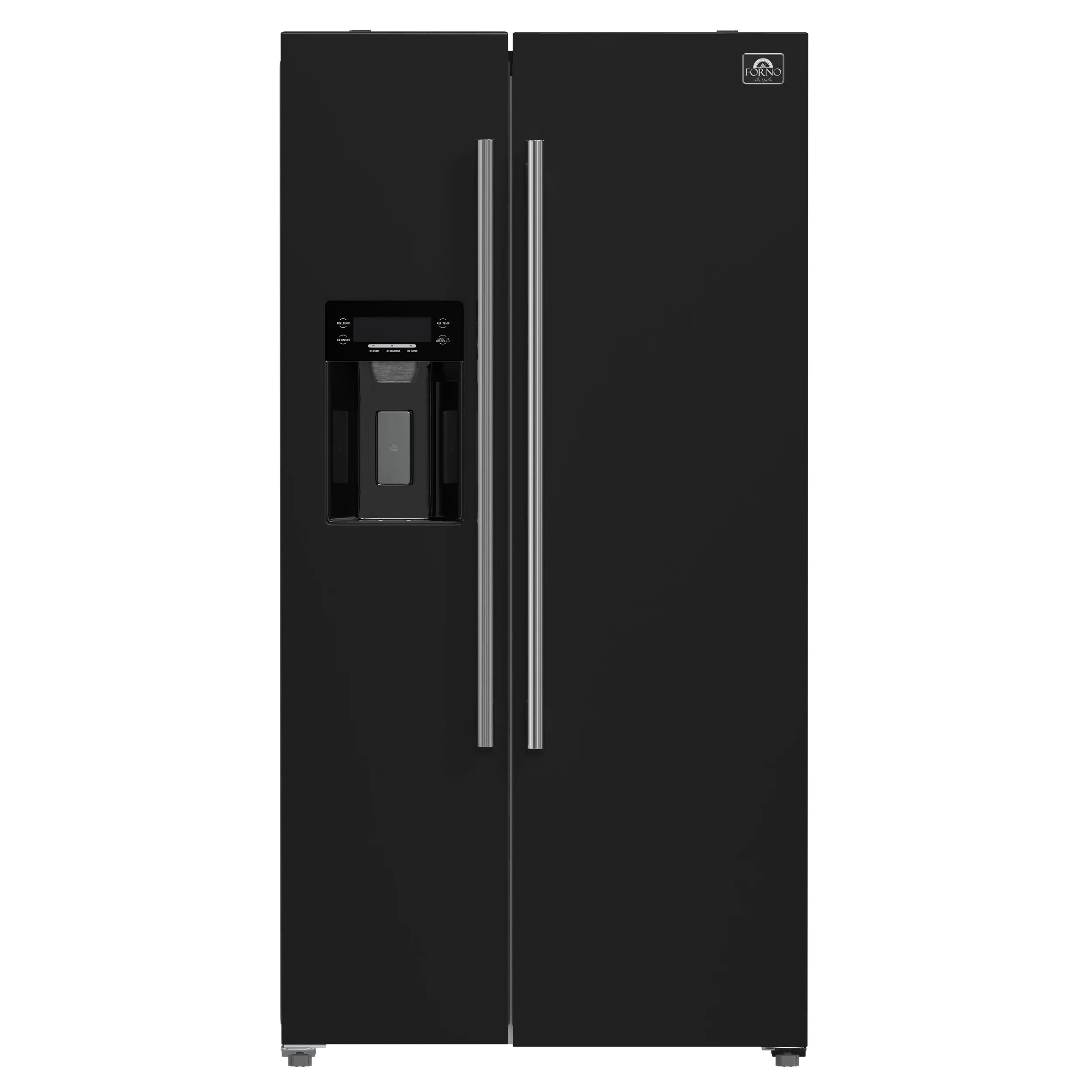 Salerno Espresso 36-Inch Side-by-Side Refrigerator, 20 Cu. Ft., Frost-Free, Ice & Water Dispenser, ENERGY STAR Certified FFRBI184436BLK