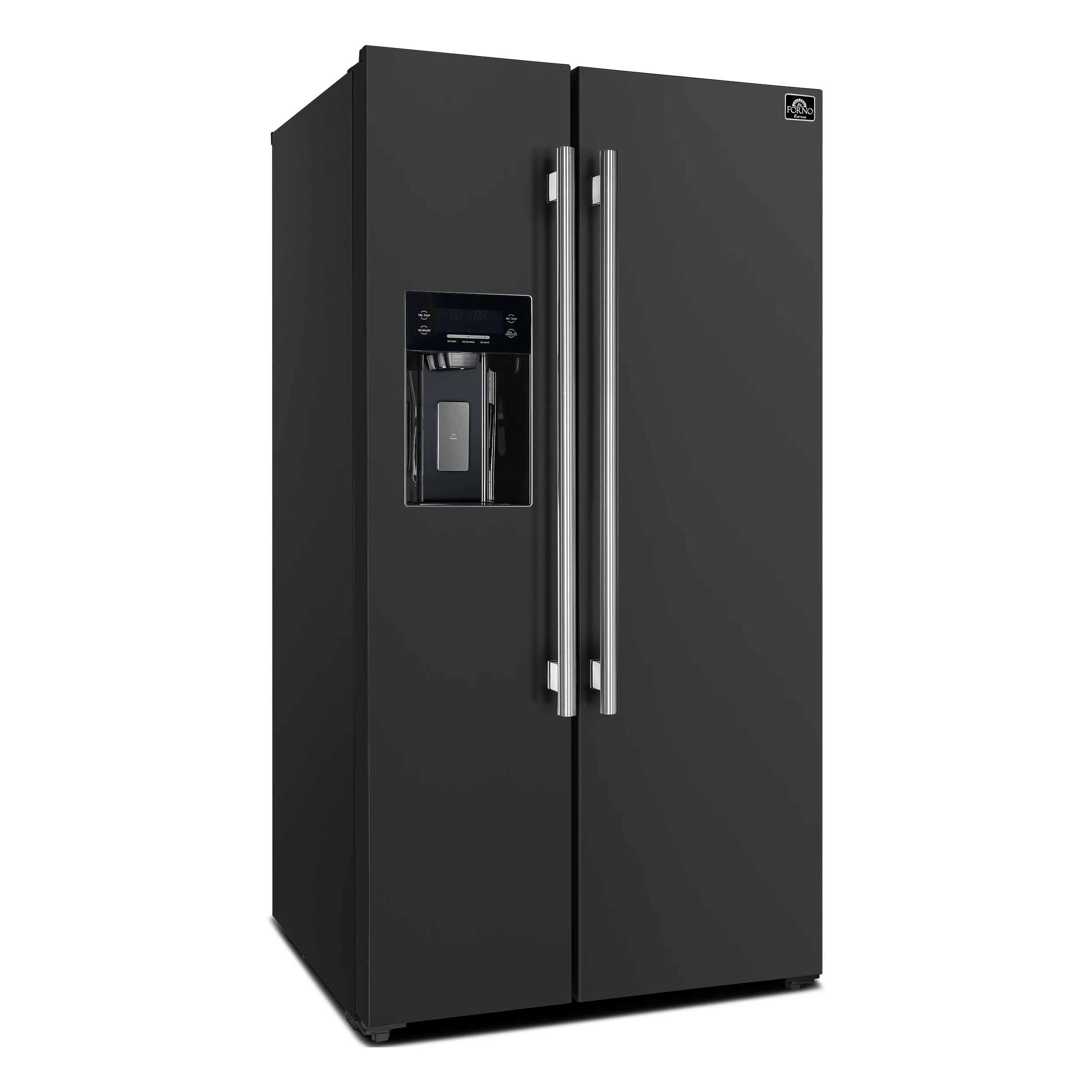 Salerno Espresso 36-Inch Side-by-Side Refrigerator, 20 Cu. Ft., Frost-Free, Ice & Water Dispenser, ENERGY STAR Certified FFRBI184436BLK