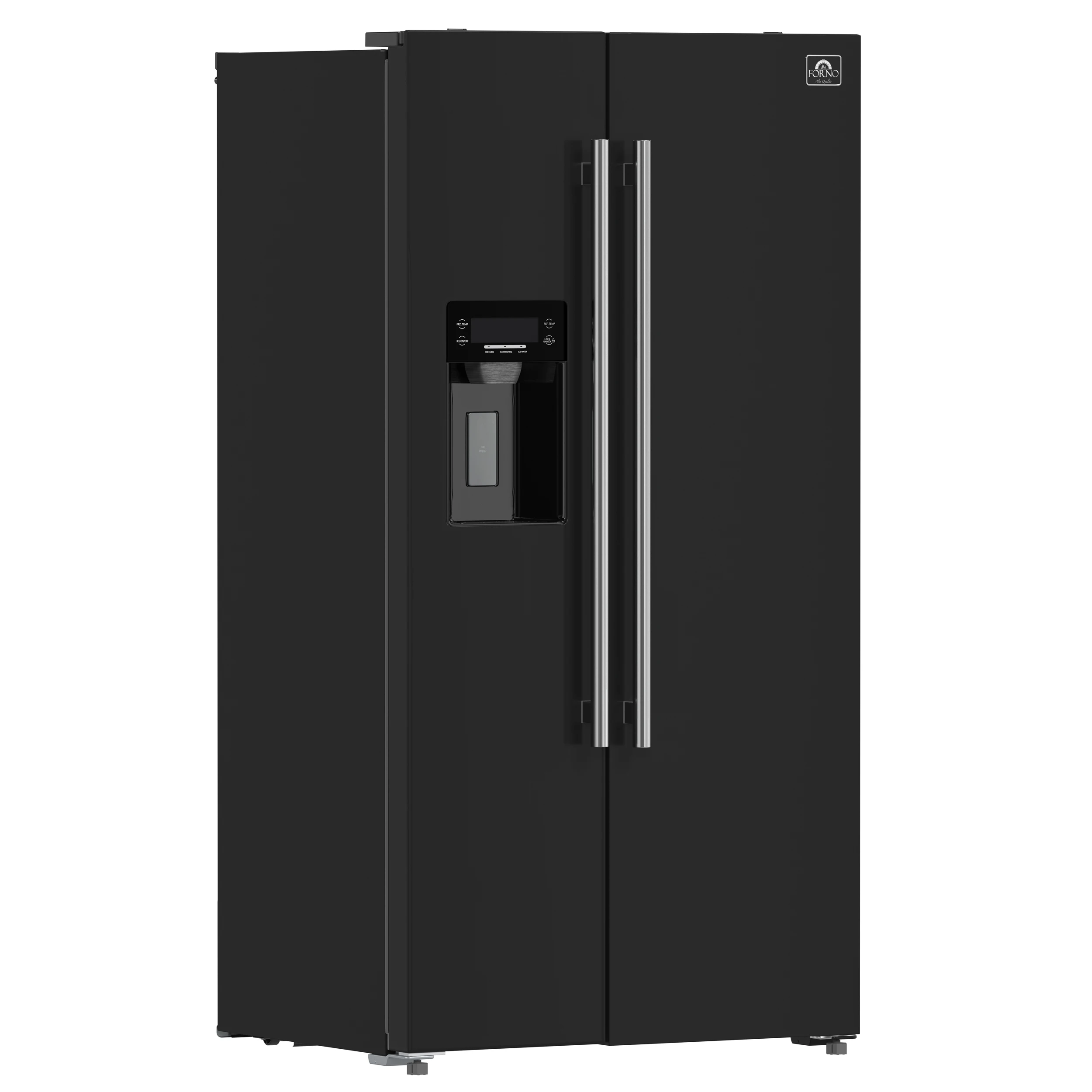 Salerno Espresso 36-Inch Side-by-Side Refrigerator, 20 Cu. Ft., Frost-Free, Ice & Water Dispenser, ENERGY STAR Certified FFRBI184436BLK