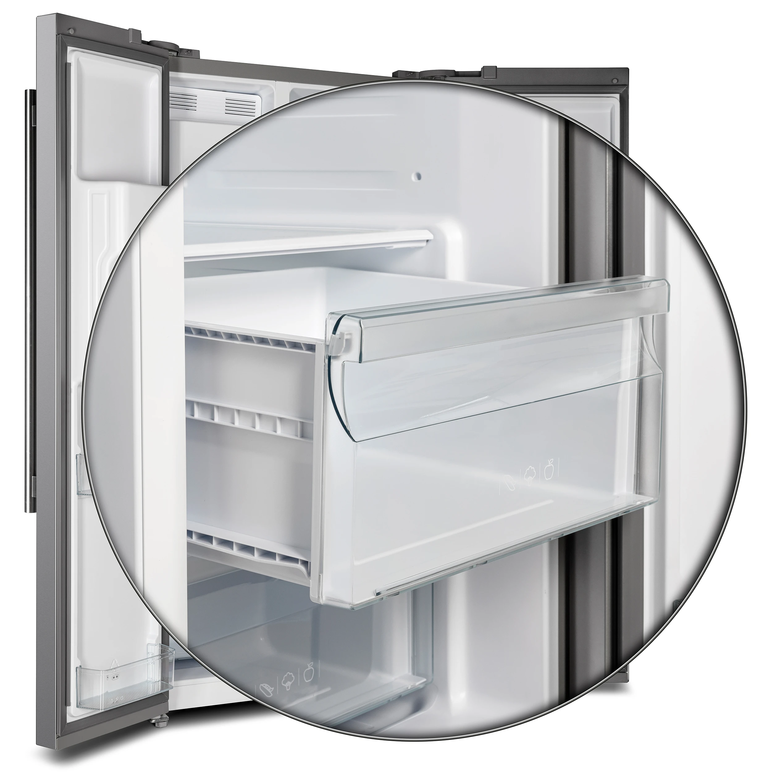 Salerno 36-Inch Side-by-Side Refrigerator, 20 cu.ft, ENERGY STAR Certified FFRBI184436SB