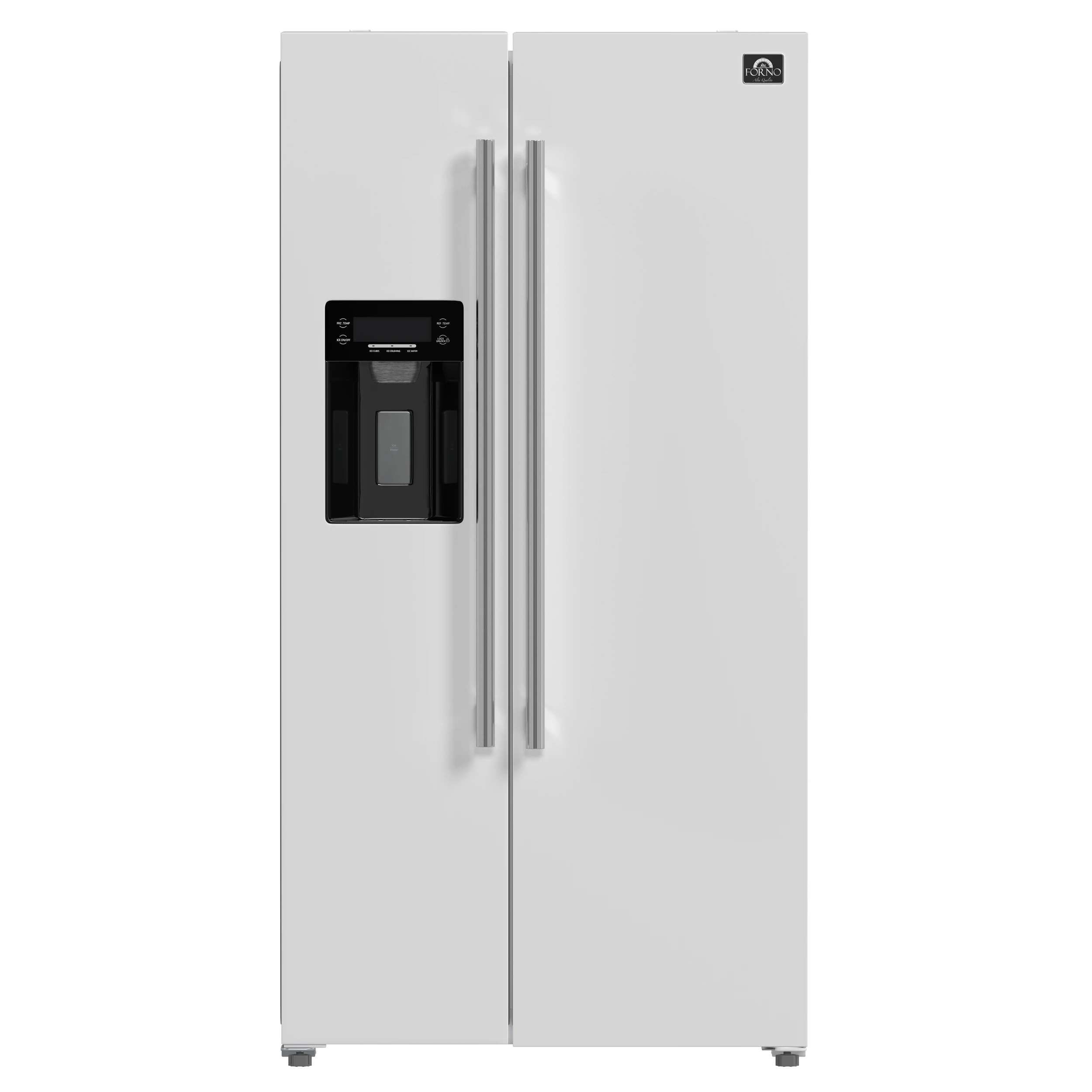 Salerno Espresso 36-Inch Side-by-Side Refrigerator, 20 Cu. Ft., Frost-Free, Ice & Water Dispenser, ENERGY STAR Certified FFRBI184436WHT