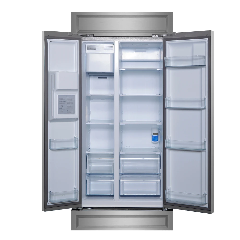 Salerno 40-Inch Built-In Refrigerator, 20 cu.ft, Modern Decorative Grill, ENERGY STAR Certified FFRBI184440MG
