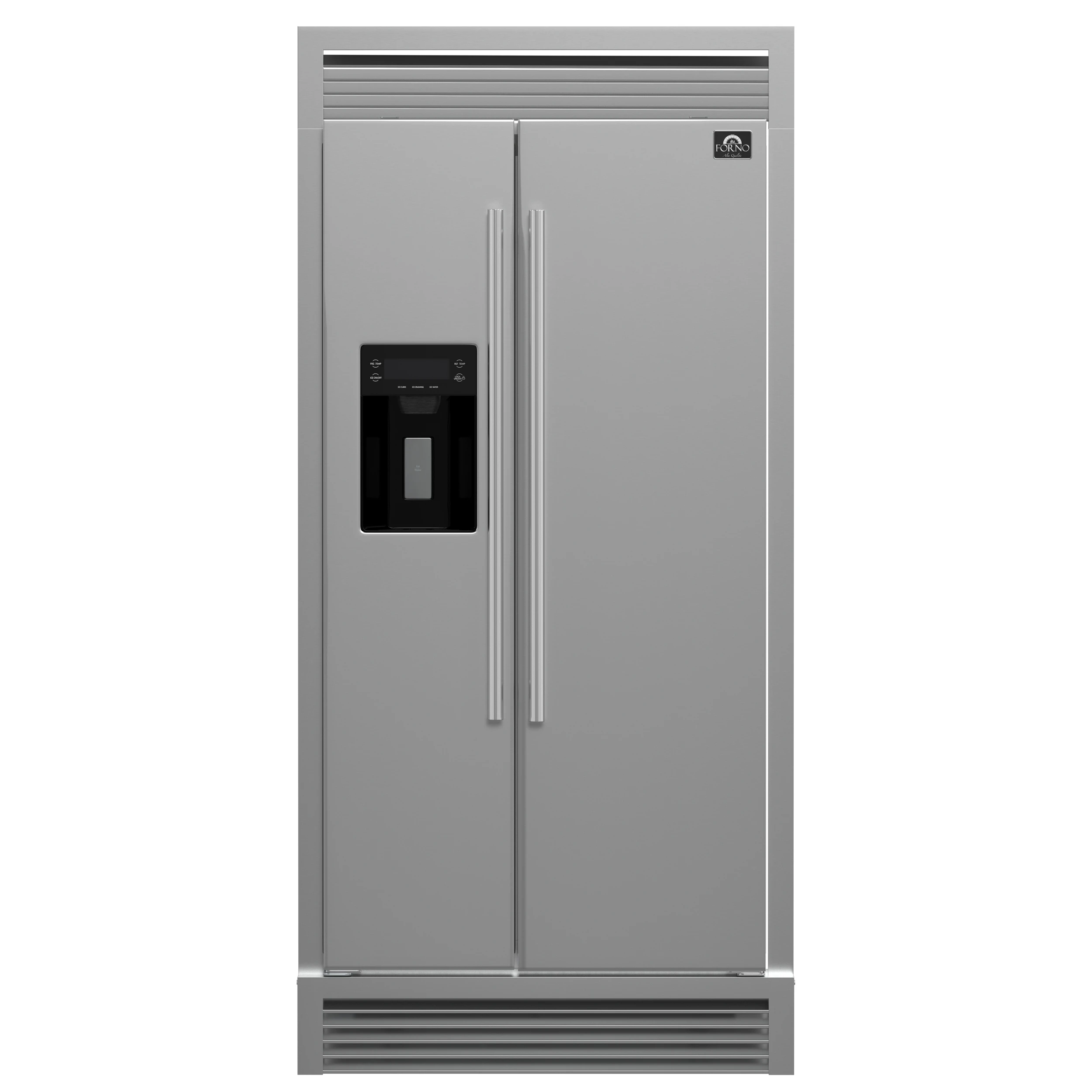 Salerno 40-Inch Built-In Refrigerator, 20 cu.ft, Decorative Grill, ENERGY STAR Certified FFRBI184440SG
