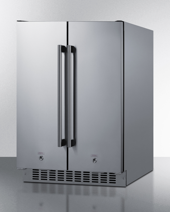 24" Wide Built-In Refrigerator-Freezer FFRF24SSCSS