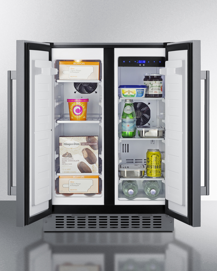 24" Wide Built-In Refrigerator-Freezer FFRF24SSCSS