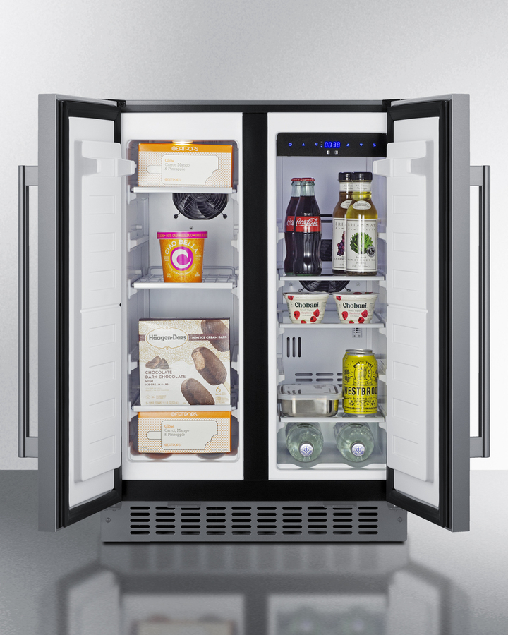 24" Wide Built-In Refrigerator-Freezer FFRF24SSCSS