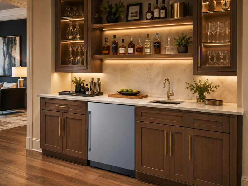 24" Wide Refrigerator-Freezer with Factory-Installed Icemaker FFRF5IM