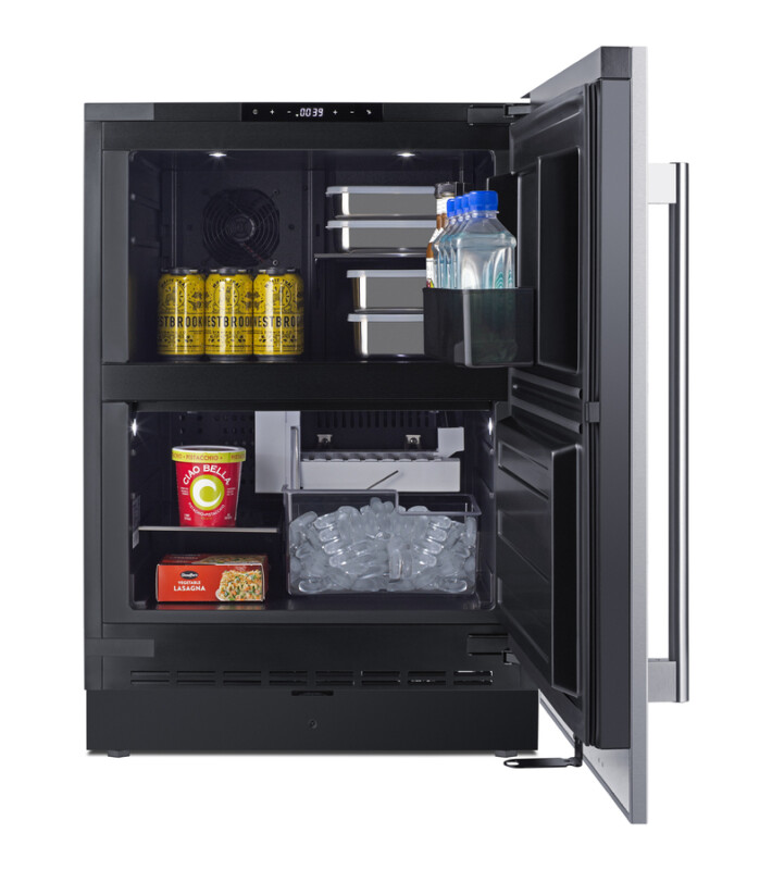 24" Wide Refrigerator-Freezer with Factory-Installed Icemaker FFRF5IM