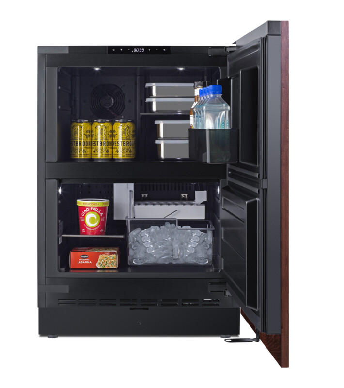 24" Wide Refrigerator-Freezer with Factory-Installed Icemaker (Panel Not Included) FFRF5IMPNR