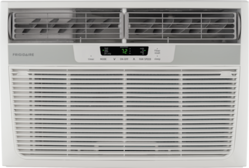 11,000 BTU Window-Mounted Room Air Conditioner with Supplemental Heat FFRH1122U1