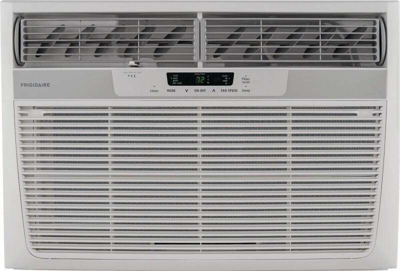25,000 BTU Window-Mounted Room Air Conditioner with Supplemental Heat FFRH2522R2