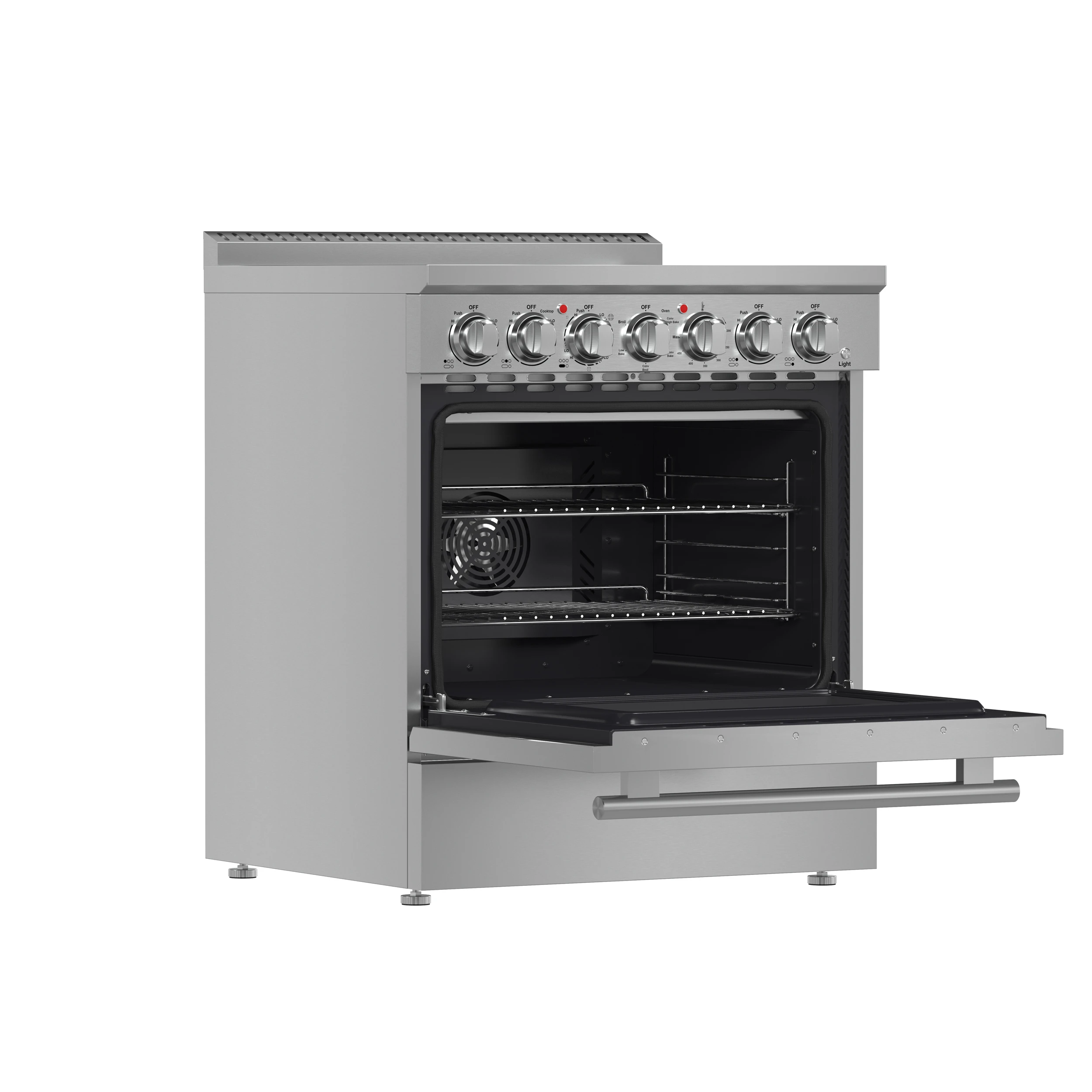 Paolo 30-Inch Freestanding Electric Range, , 4.38 cu.ft, True Convection Oven, Energy Efficient FFSEL601130