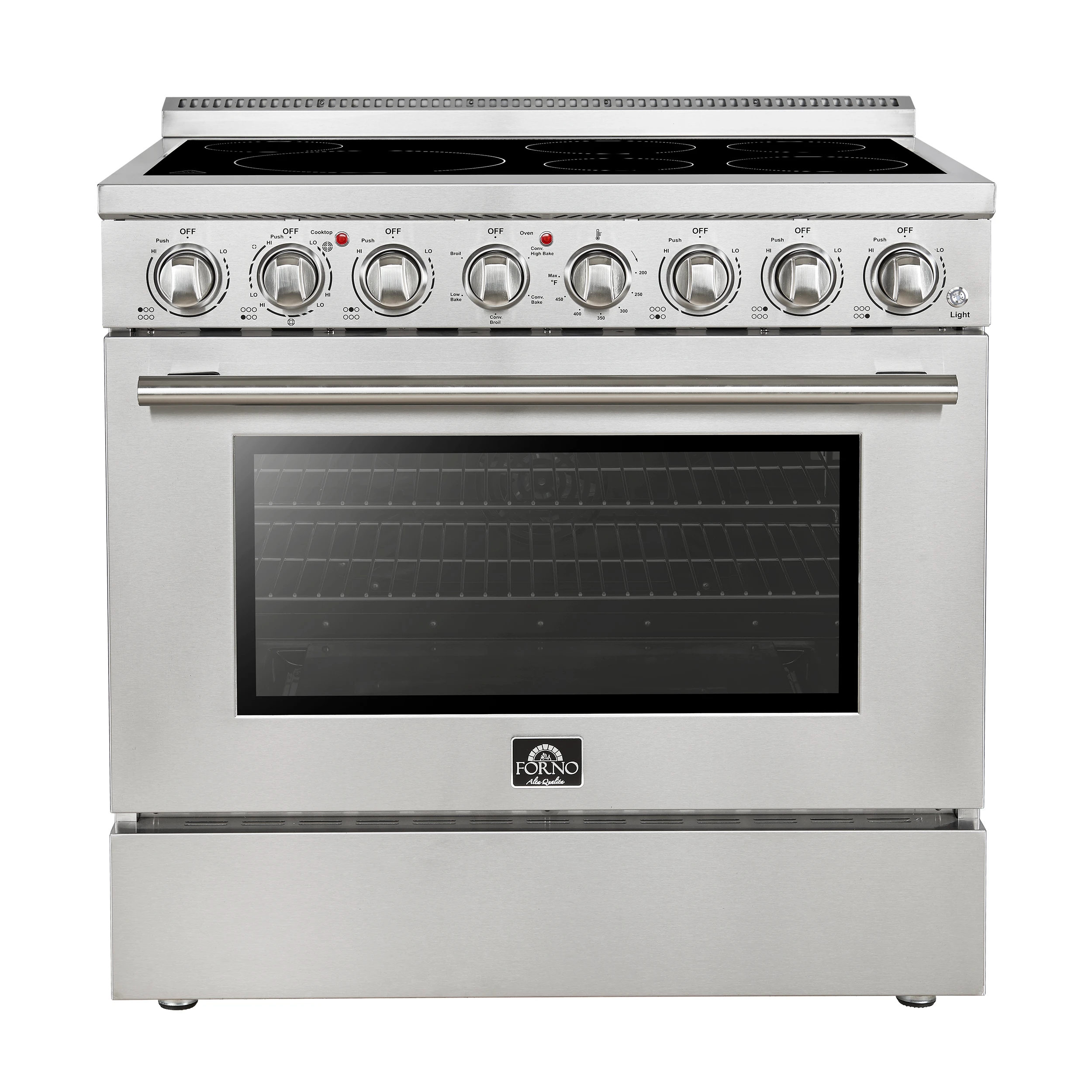 Paolo 36 Inch Freestanding Electric Range, , 5.44 cu.ft, True Convection Oven, Energy Efficient FFSEL601136