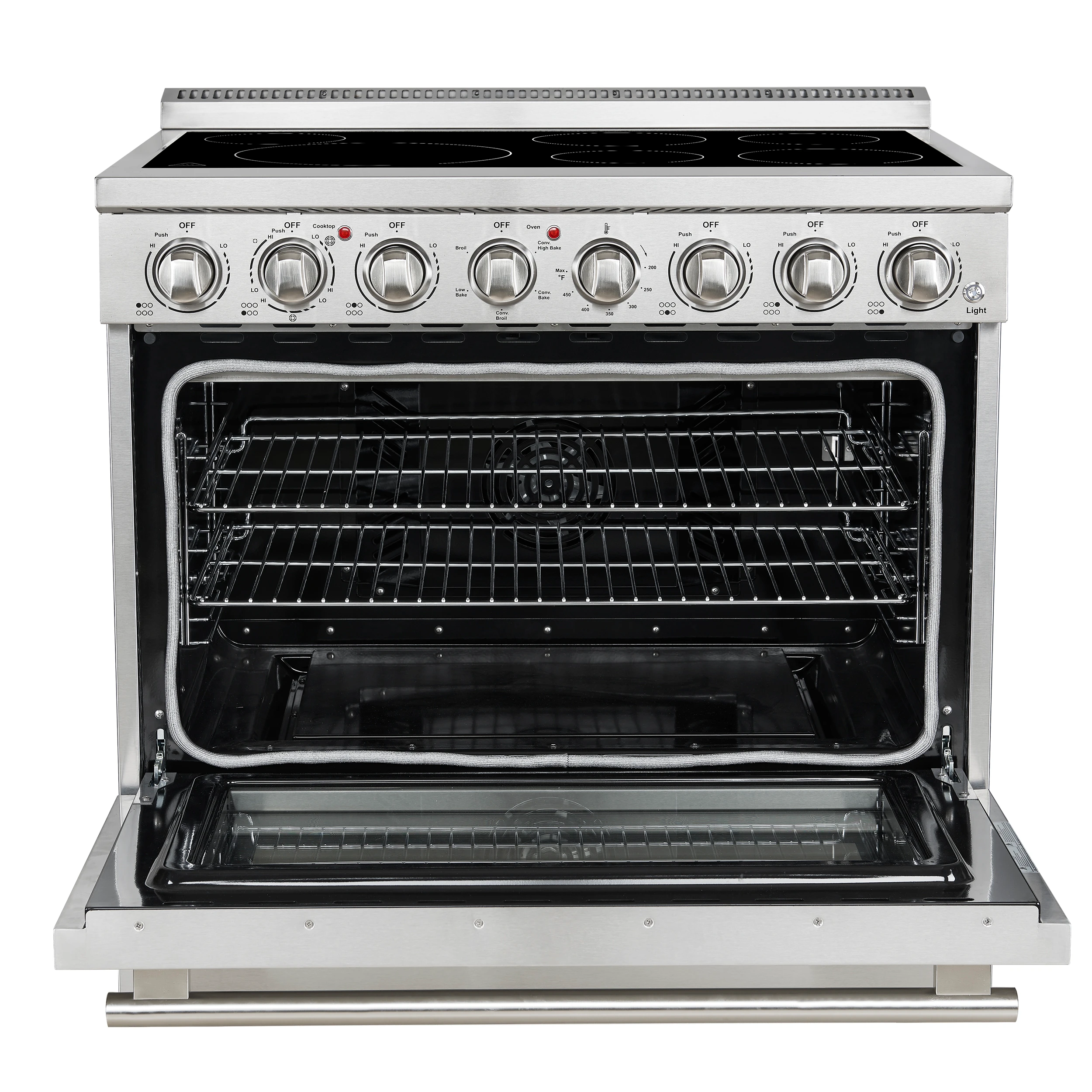 Paolo 36 Inch Freestanding Electric Range, , 5.44 cu.ft, True Convection Oven, Energy Efficient FFSEL601136