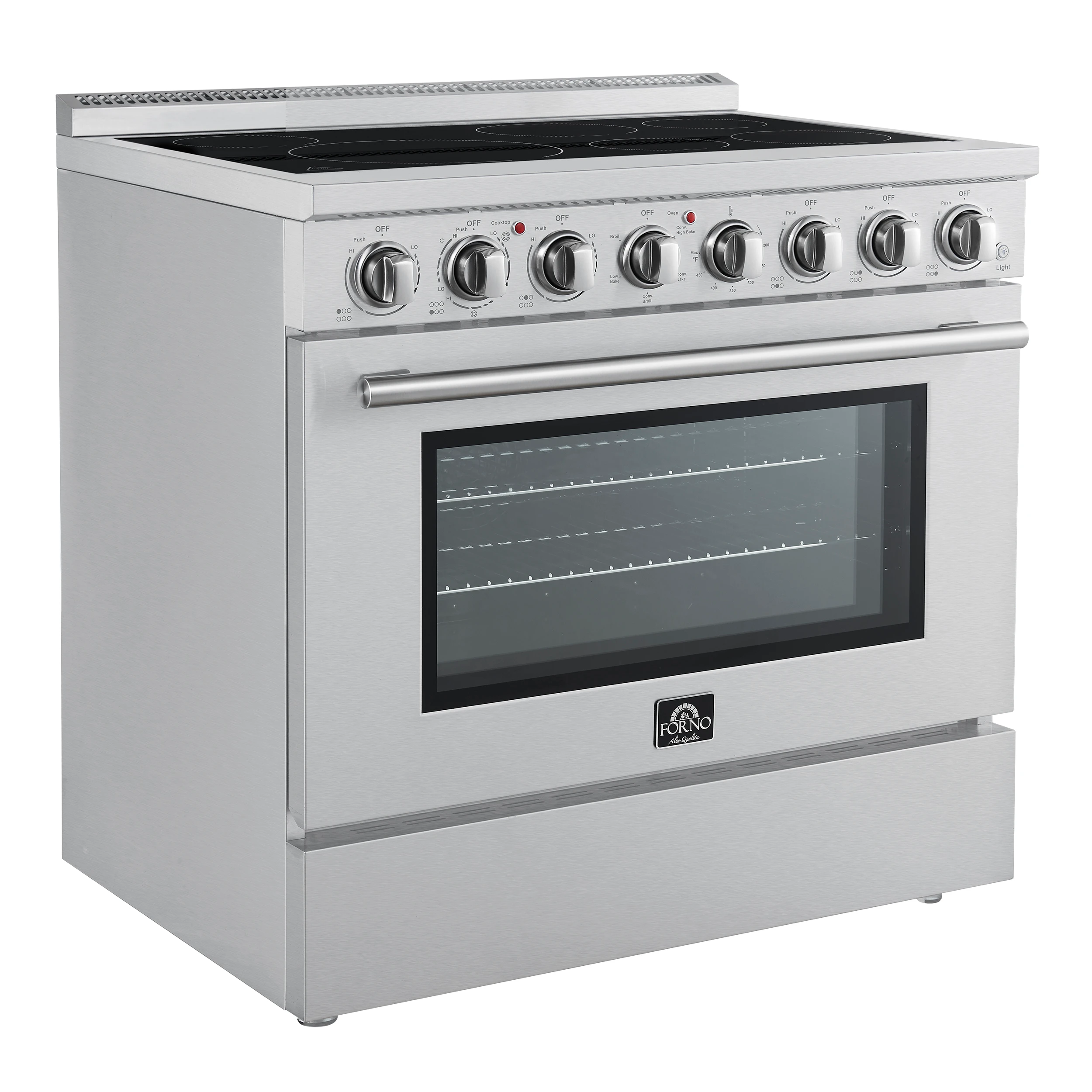Paolo 36 Inch Freestanding Electric Range, , 5.44 cu.ft, True Convection Oven, Energy Efficient FFSEL601136