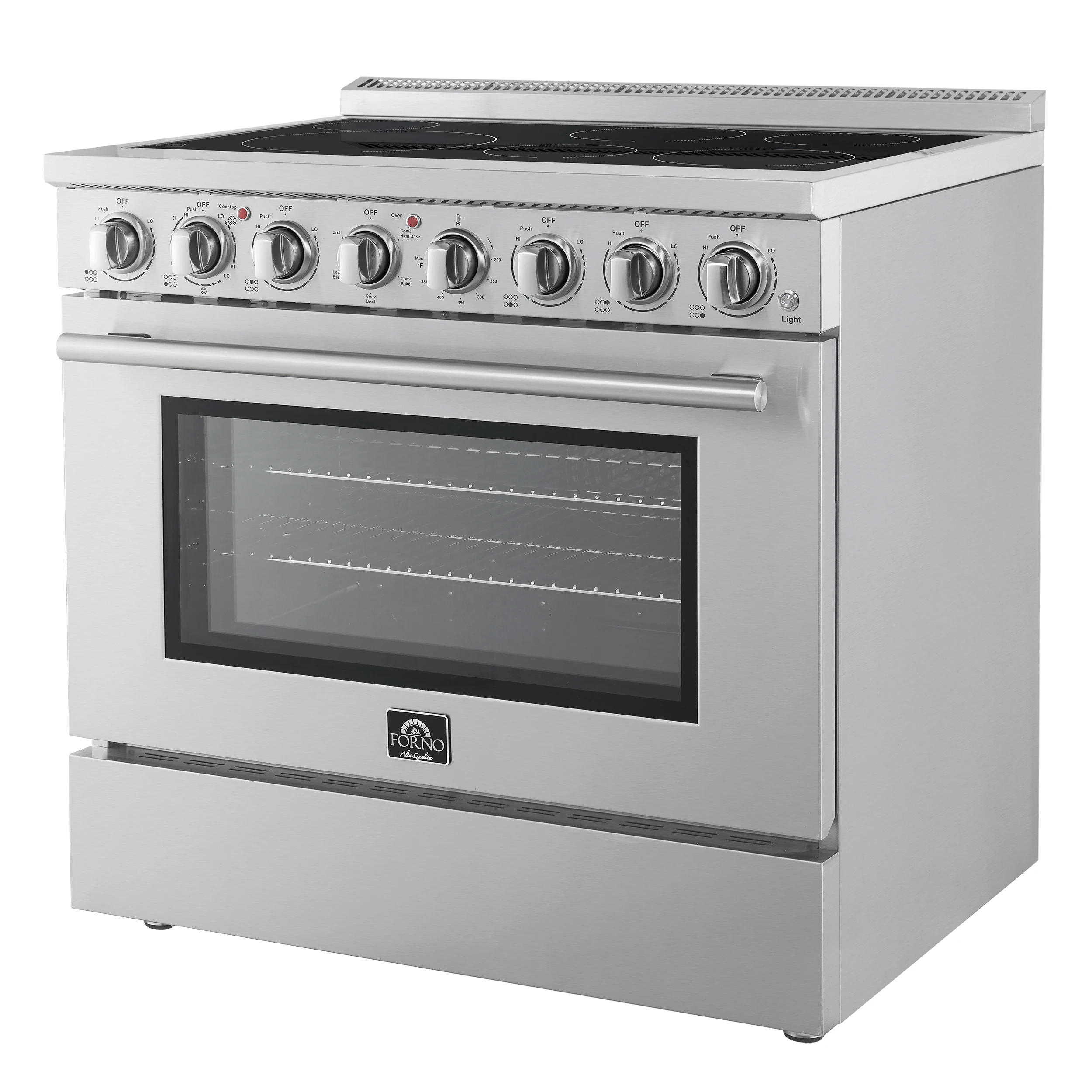Paolo 36 Inch Freestanding Electric Range, , 5.44 cu.ft, True Convection Oven, Energy Efficient FFSEL601136