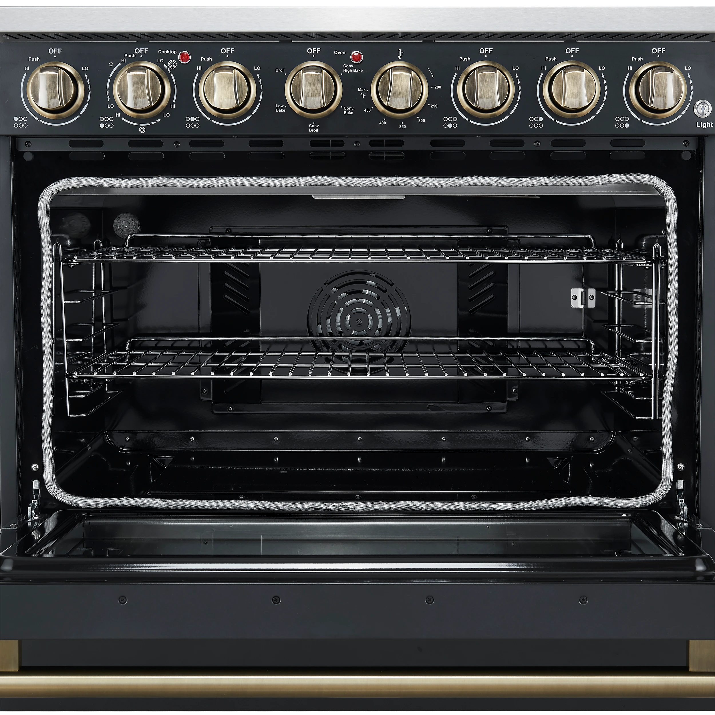 Paolo 36 Inch Freestanding Electric Range, , 5.44 cu.ft, True Convection Oven, Energy Efficient FFSEL601136BLK