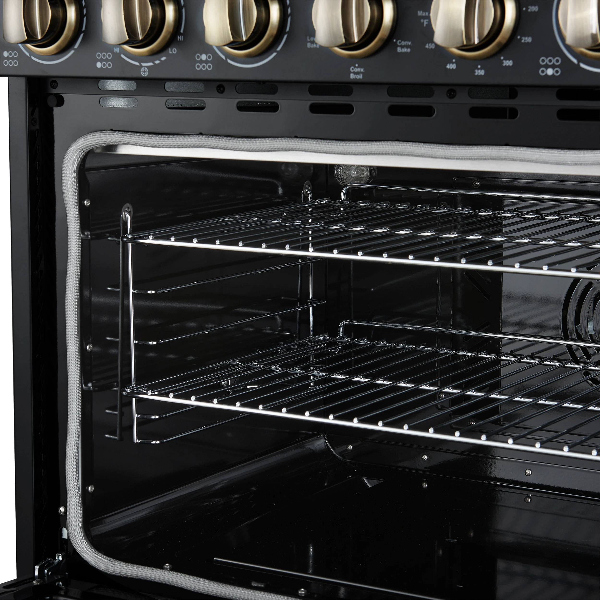 Paolo 36 Inch Freestanding Electric Range, , 5.44 cu.ft, True Convection Oven, Energy Efficient FFSEL601136BLK