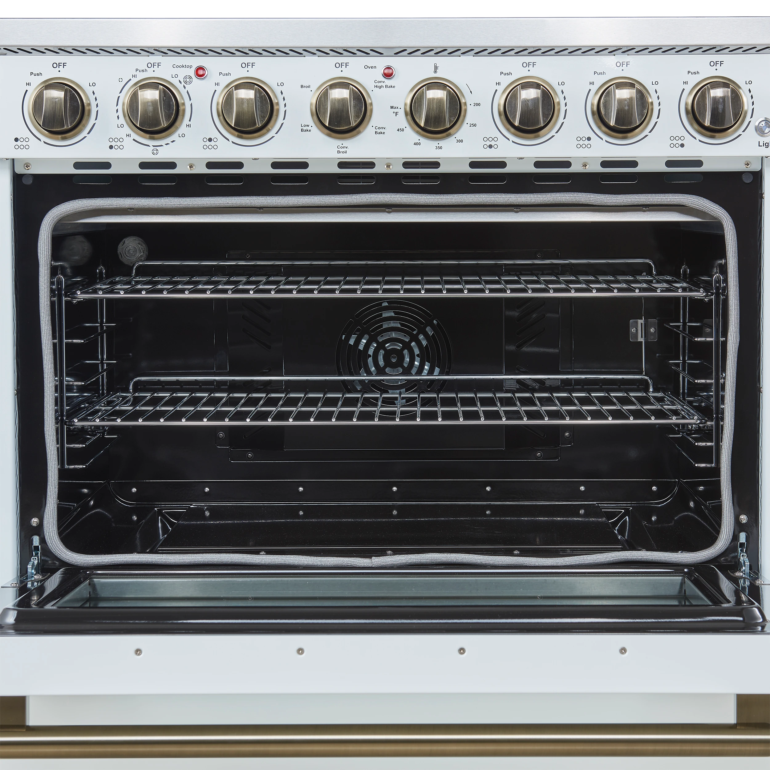 Paolo 36 Inch Freestanding Electric Range, , 5.44 cu.ft, True Convection Oven, Energy Efficient FFSEL601136WHT