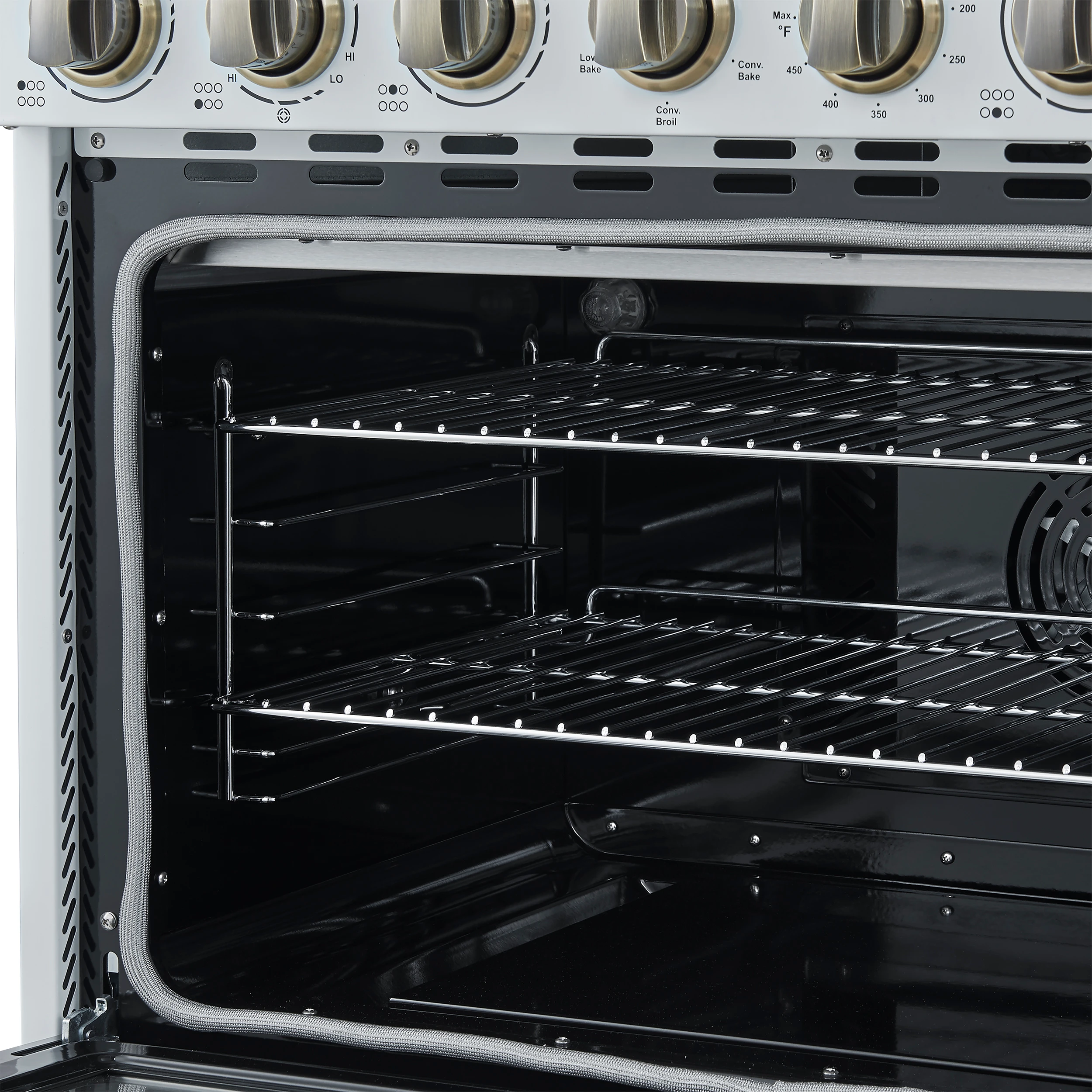 Paolo 36 Inch Freestanding Electric Range, , 5.44 cu.ft, True Convection Oven, Energy Efficient FFSEL601136WHT