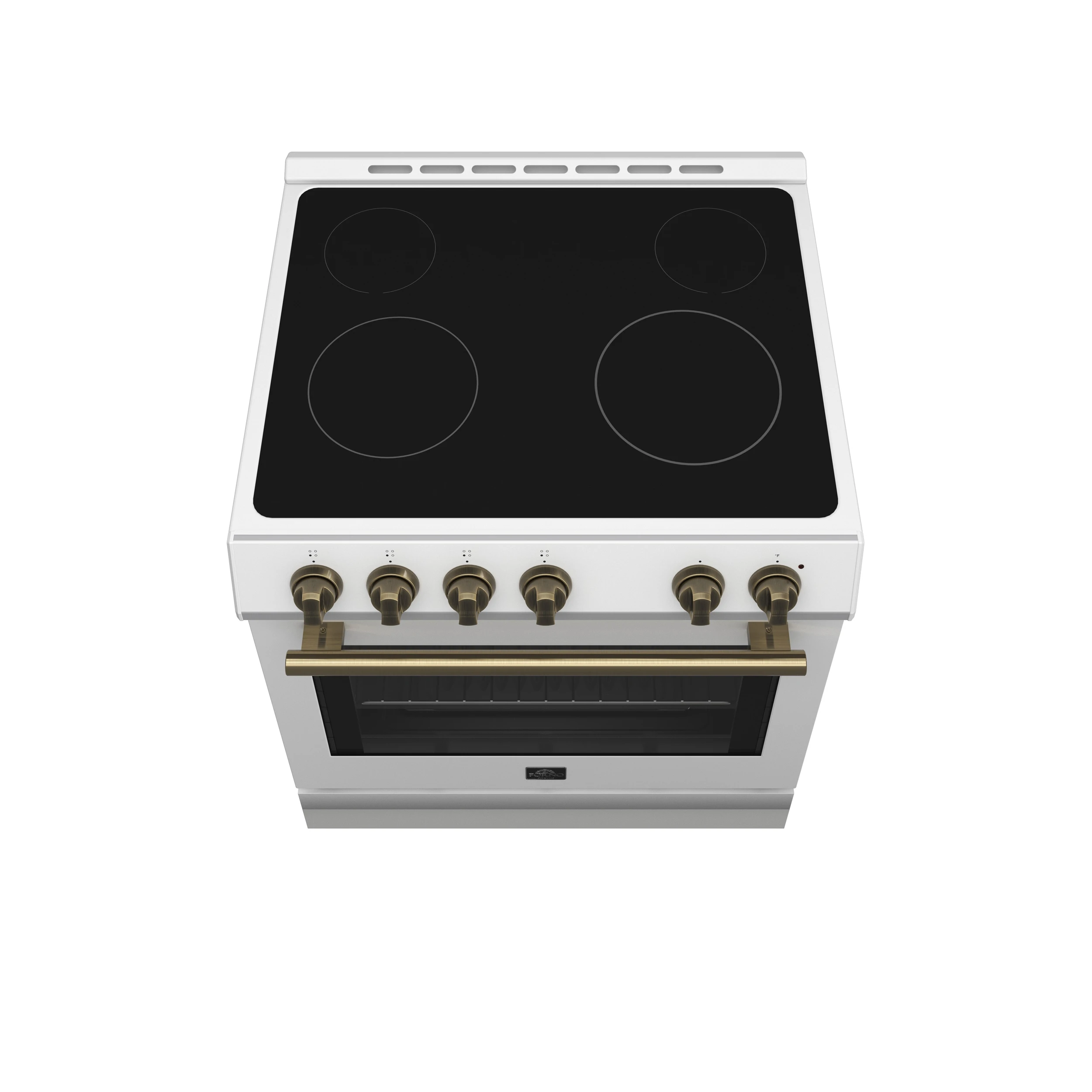 Leonardo Espresso 30-Inch White Electric Range, True Convection, Energy Efficient FFSEL601230WHT
