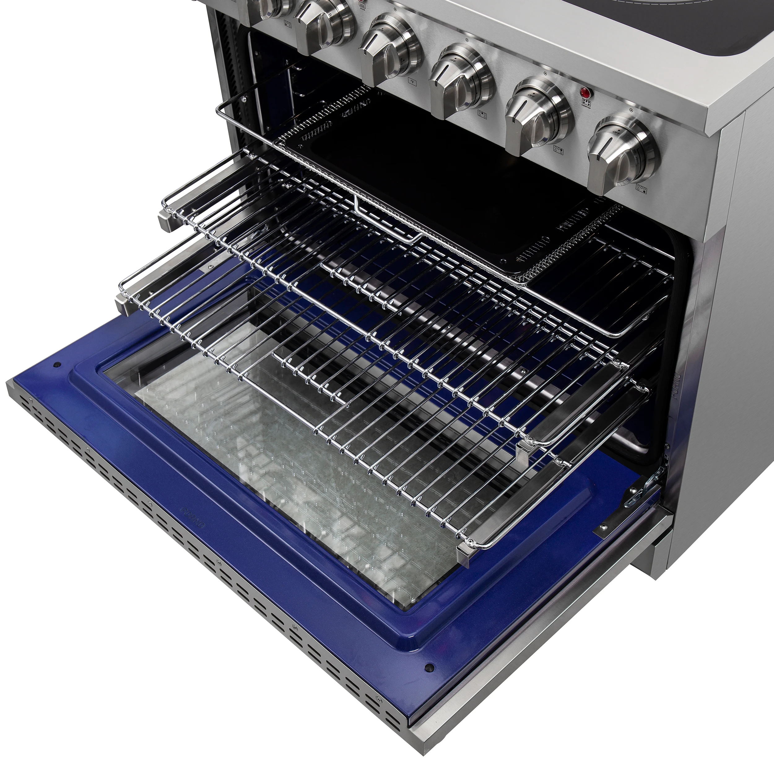 Massimo 36-Inch Freestanding Chef Door Electric Range, True Convection Oven FFSEL602036
