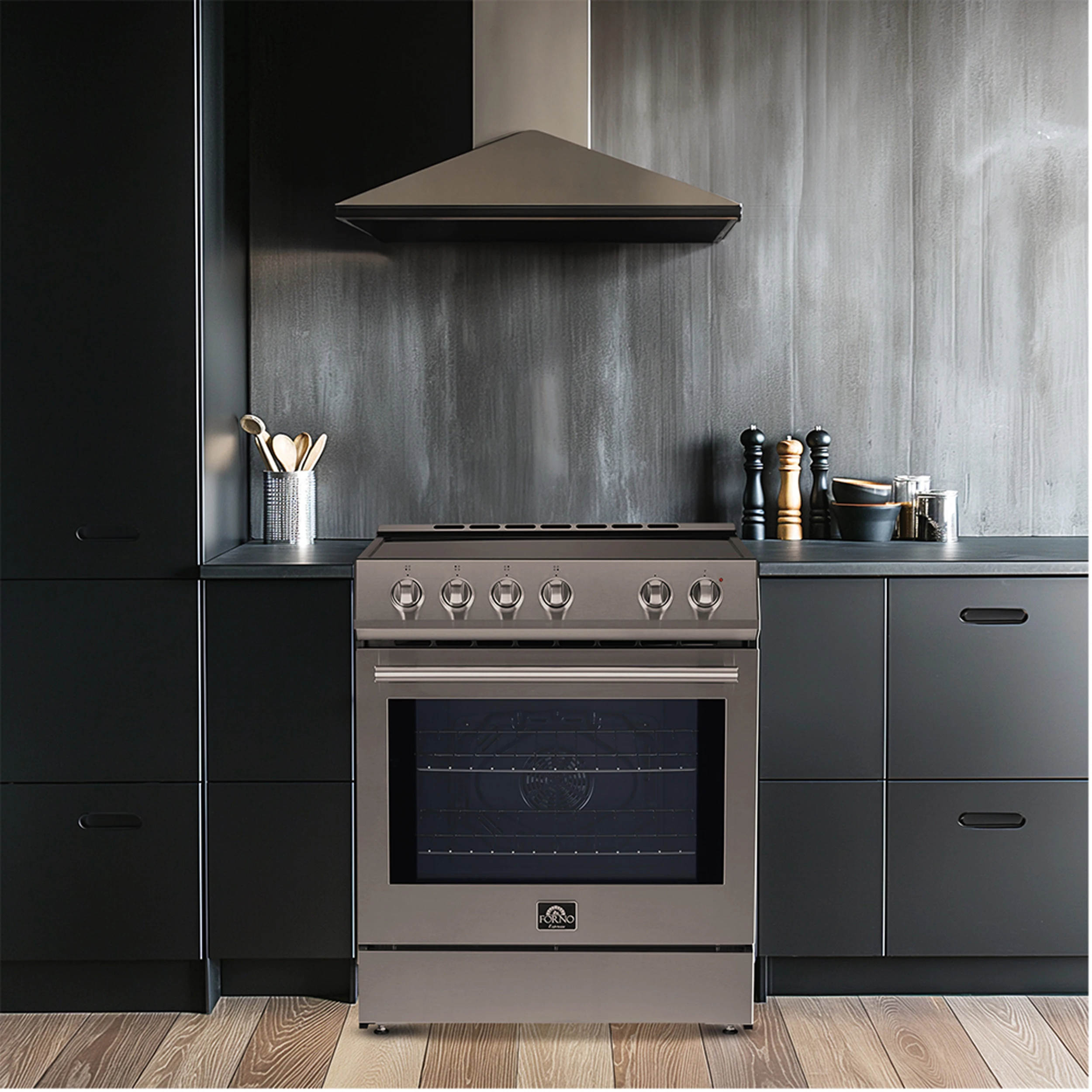 Leonardo Espresso 30-Inch Electric Range, True Convection, Energy Efficient FFSEL602230