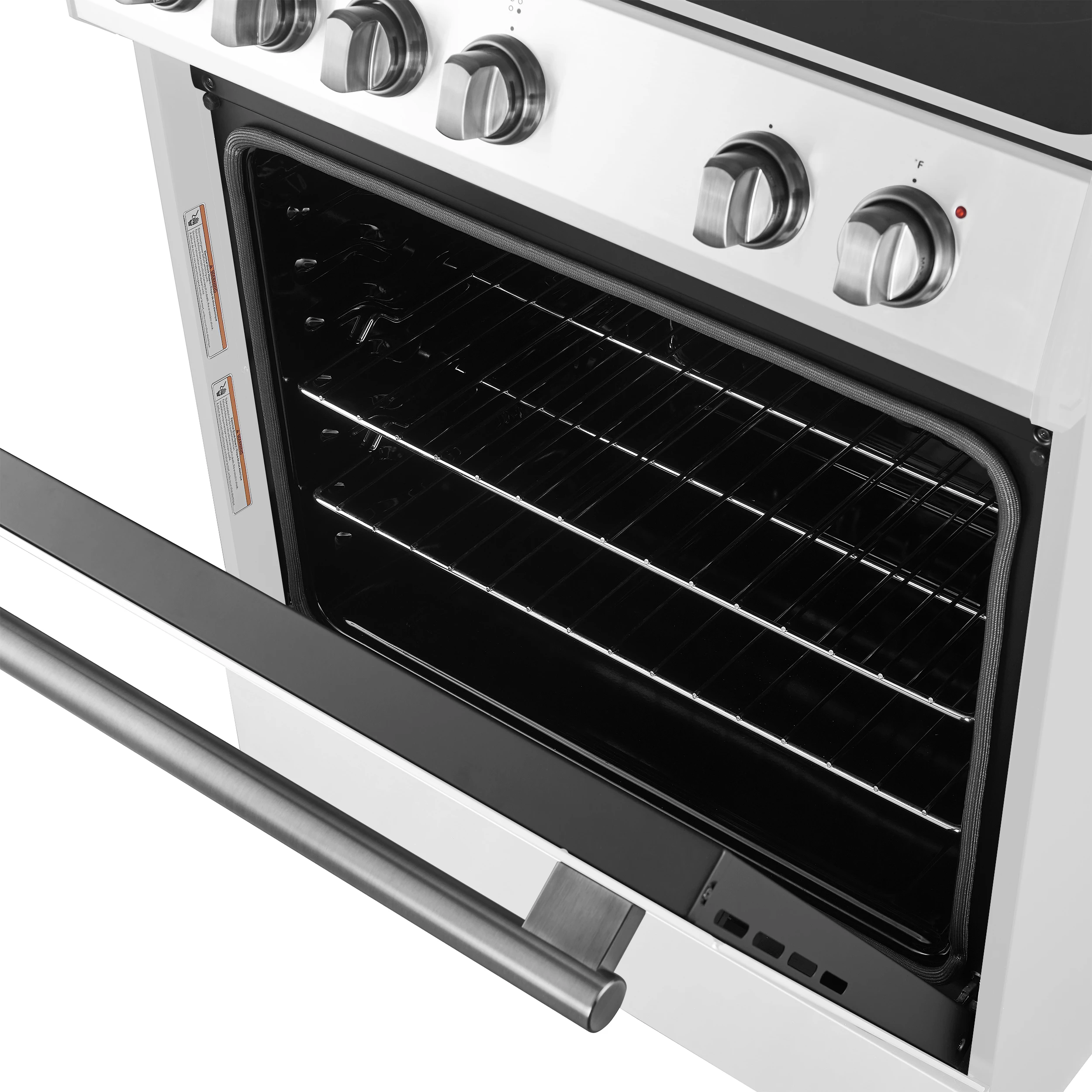 Leonardo Espresso 30-Inch Electric Range, True Convection, Energy Efficient FFSEL602230WHT