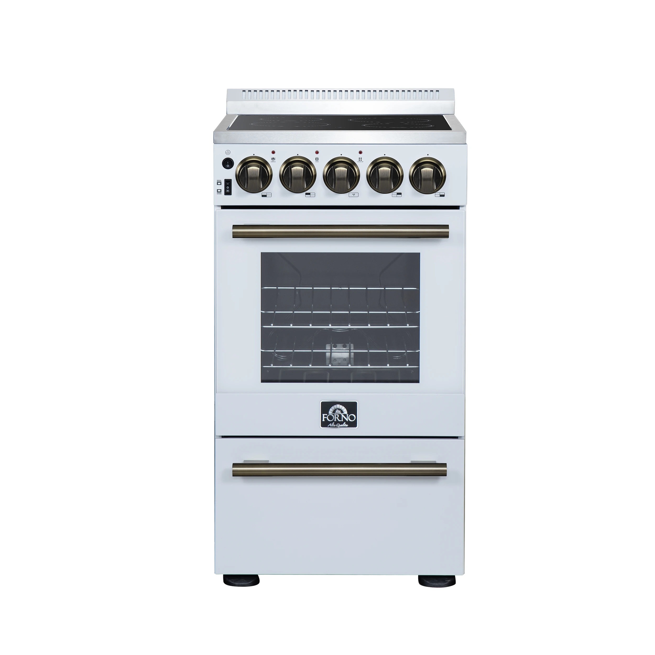 Pallerano 20 Inch Freestanding Electric Range in , Canada Version, Plug and Cord Included FFSEL605120WHT