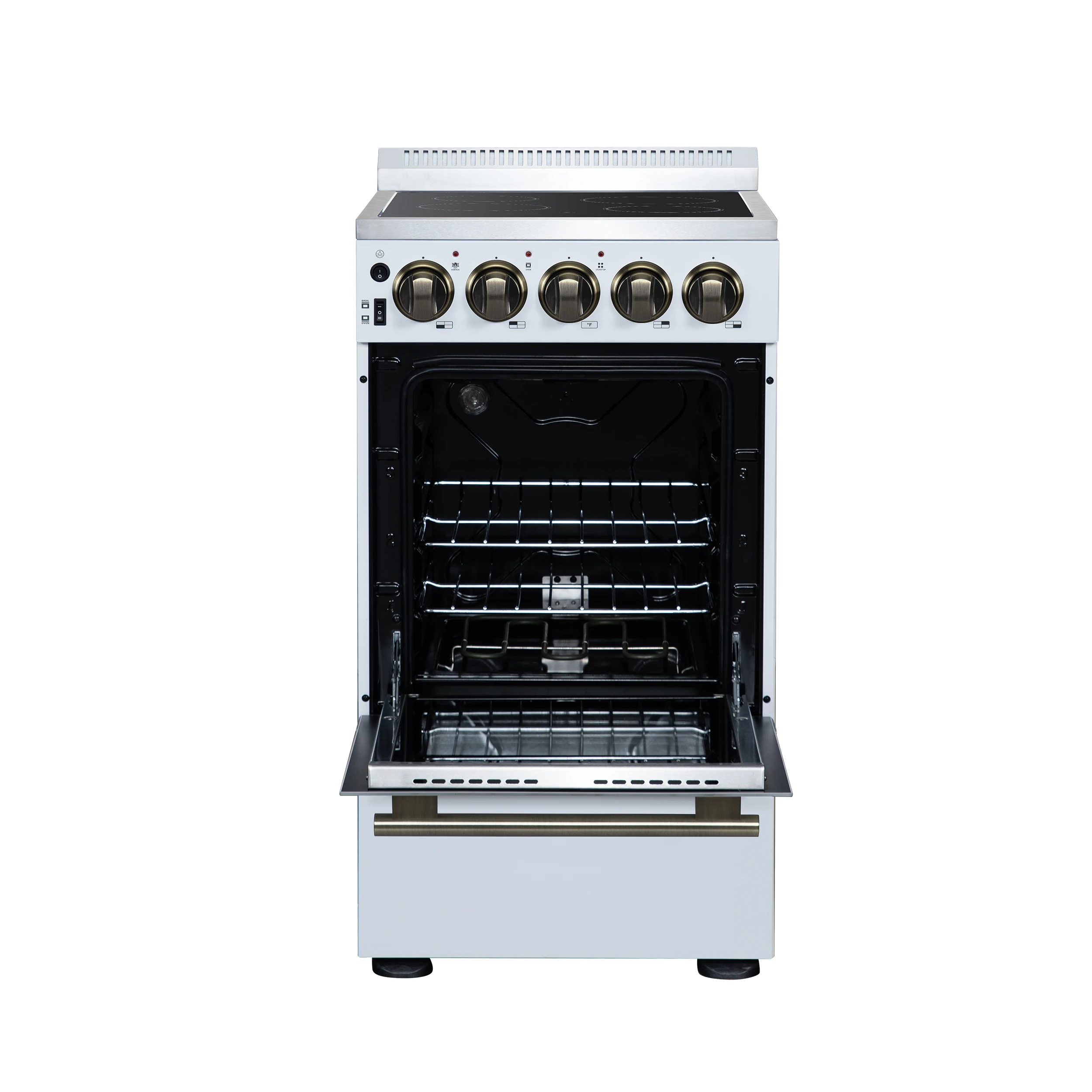 Pallerano 20 Inch Freestanding Electric Range in , Canada Version, Plug and Cord Included FFSEL605120WHT