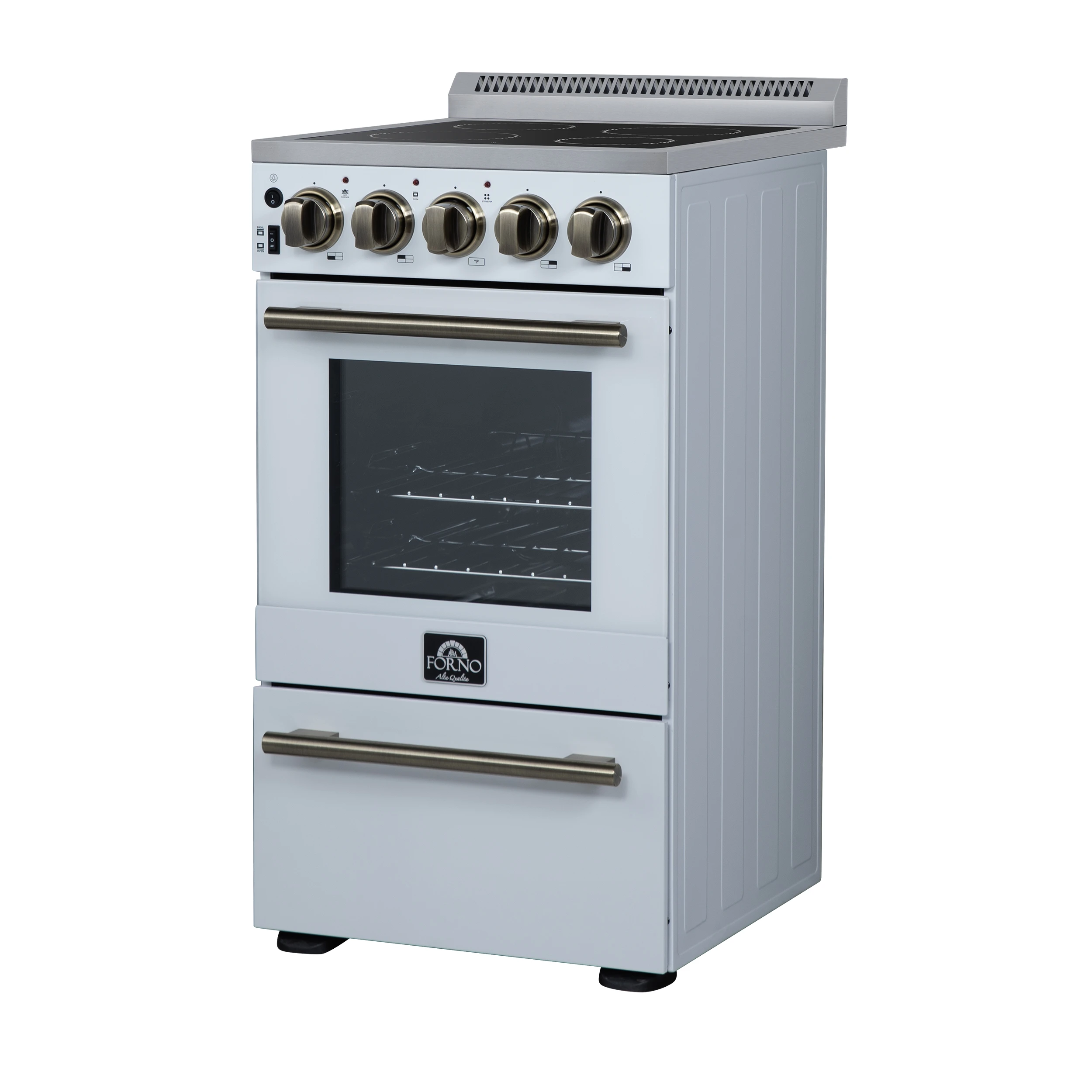 Pallerano 20 Inch Freestanding Electric Range in , Canada Version, Plug and Cord Included FFSEL605120WHT
