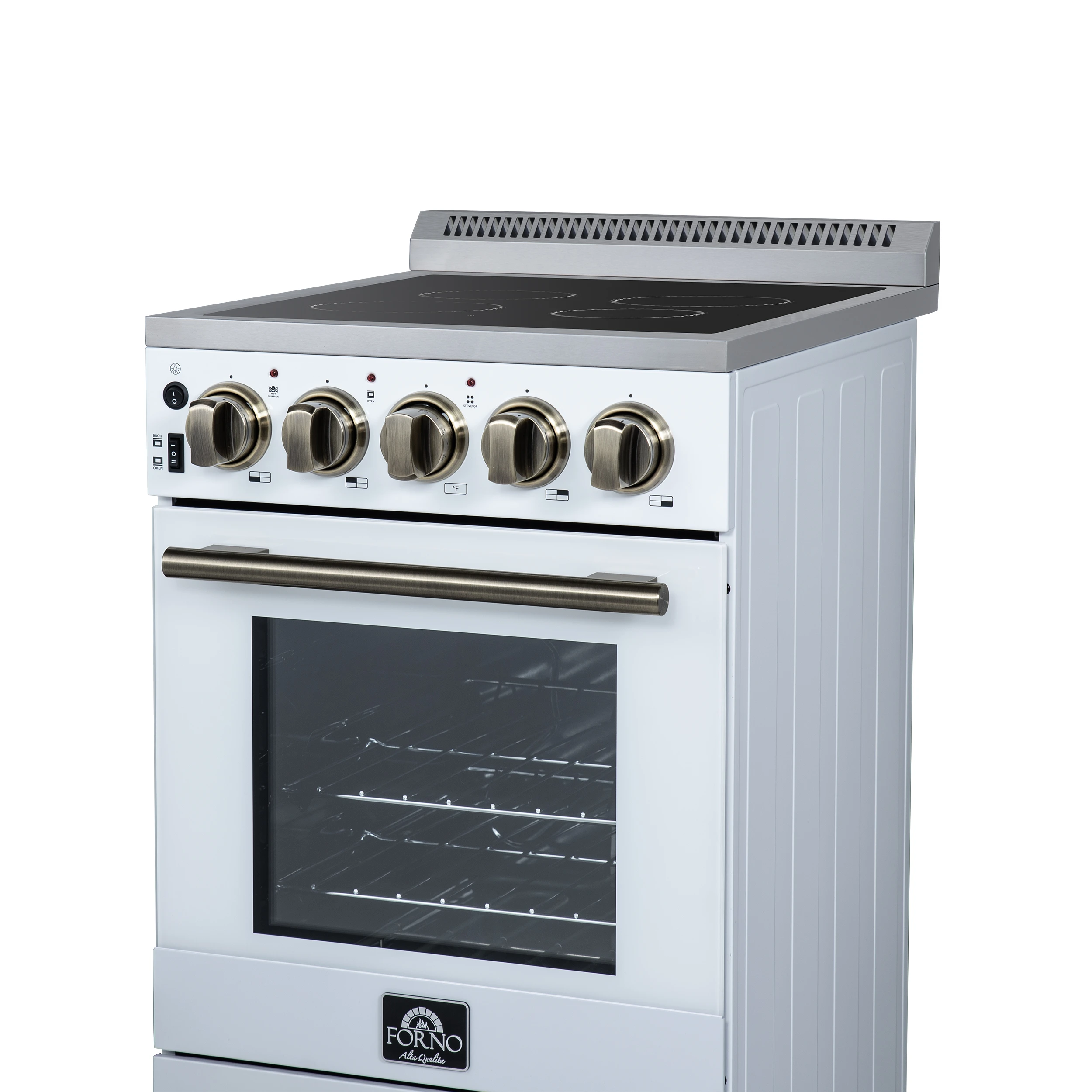 Pallerano 20 Inch Freestanding Electric Range in , Canada Version, Plug and Cord Included FFSEL605120WHT