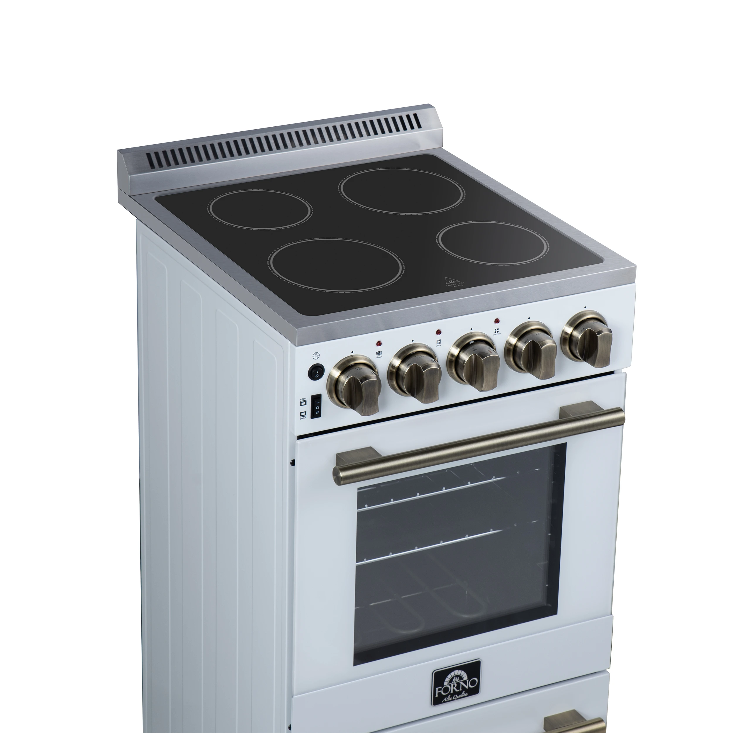 Pallerano 20 Inch Freestanding Electric Range in , Canada Version, Plug and Cord Included FFSEL605120WHT