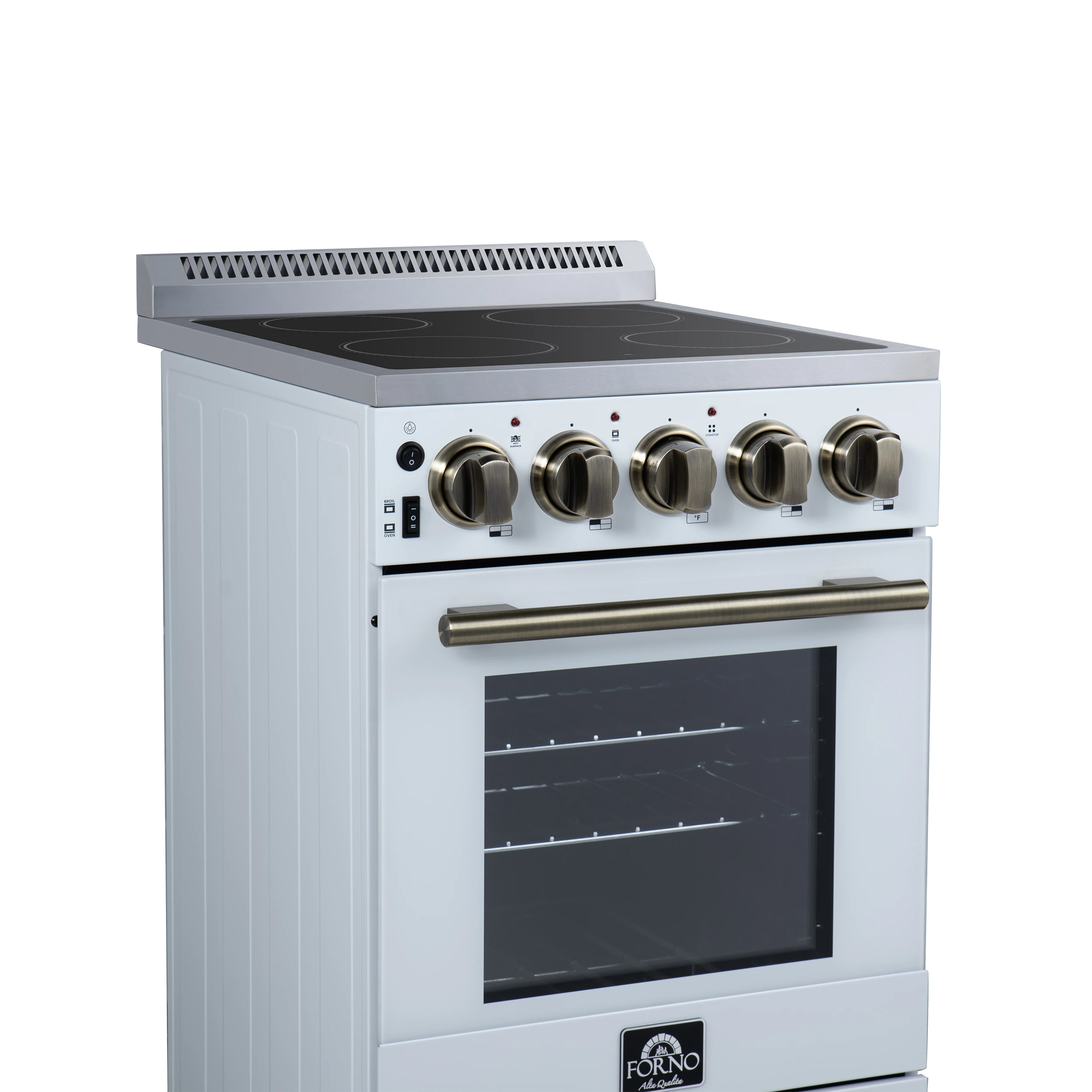 Pallerano 20 Inch Freestanding Electric Range in , Canada Version, Plug and Cord Included FFSEL605120WHT