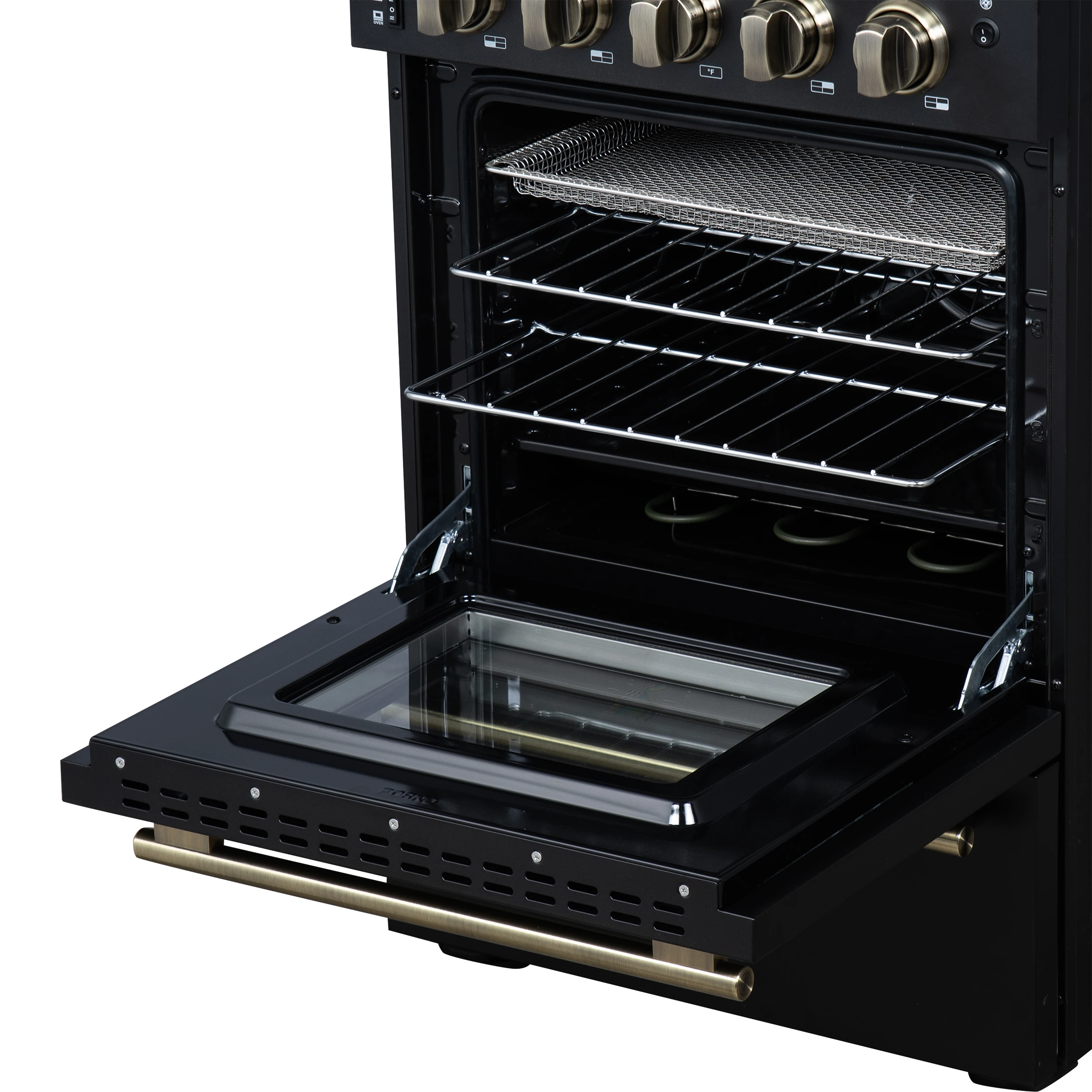 Loiano 24 Inch Freestanding Electric Range in Black FFSEL606924BLK