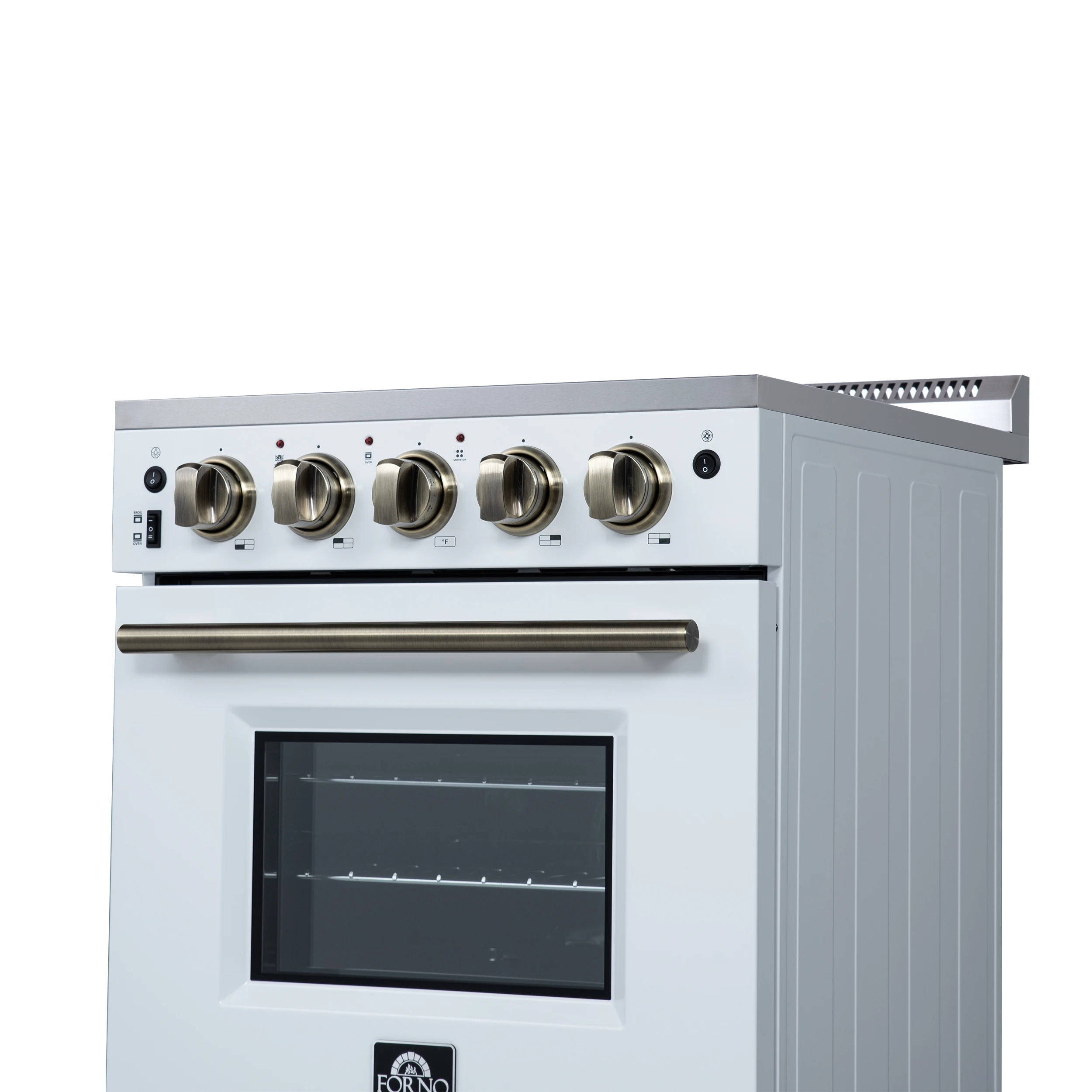 Loiano 24 Inch Freestanding Electric Range in White FFSEL606924WHT