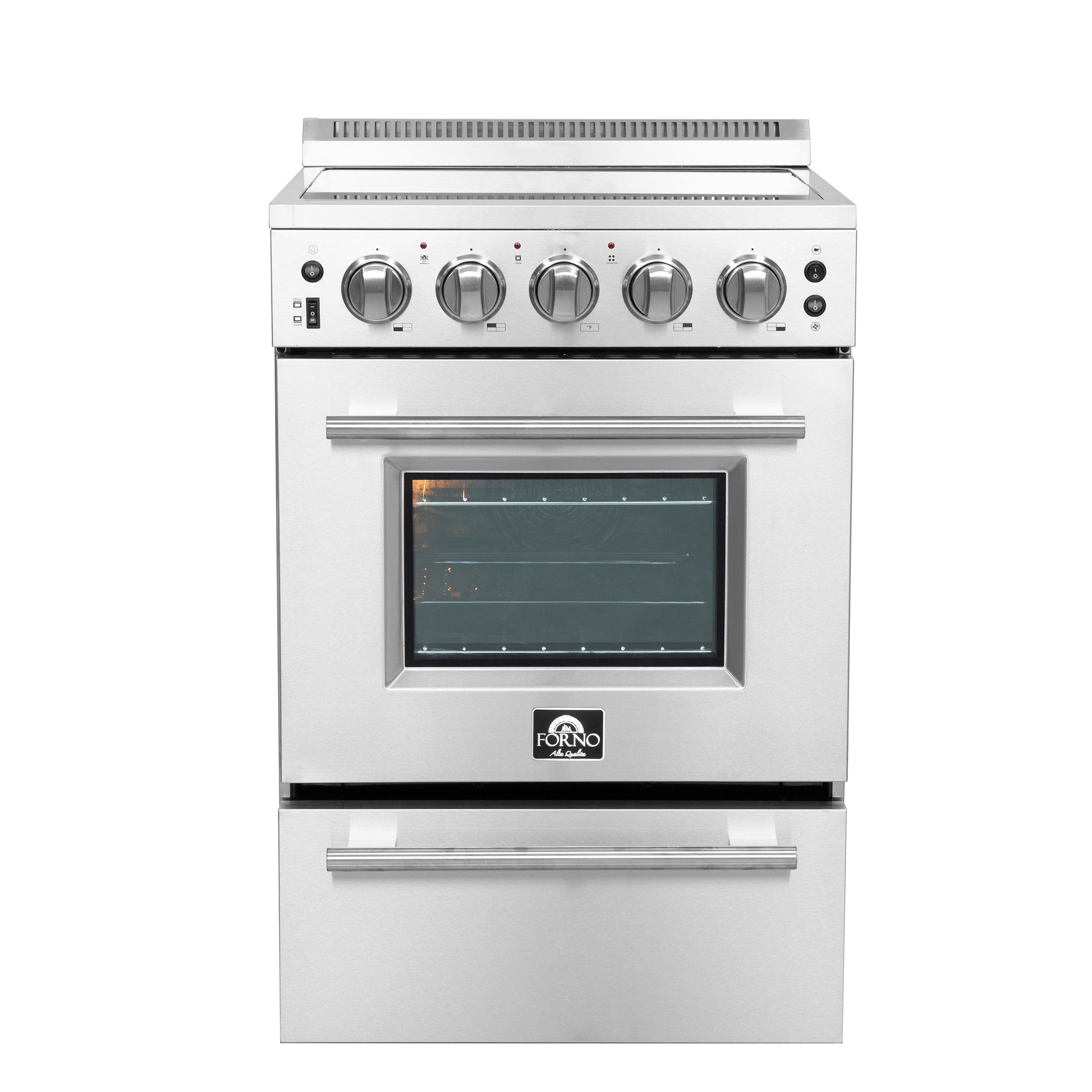 Loiano 24-Inch Freestanding Electric Range, Canada Version, No Rotisserie Function, Plug and Cord Included FFSEL609924