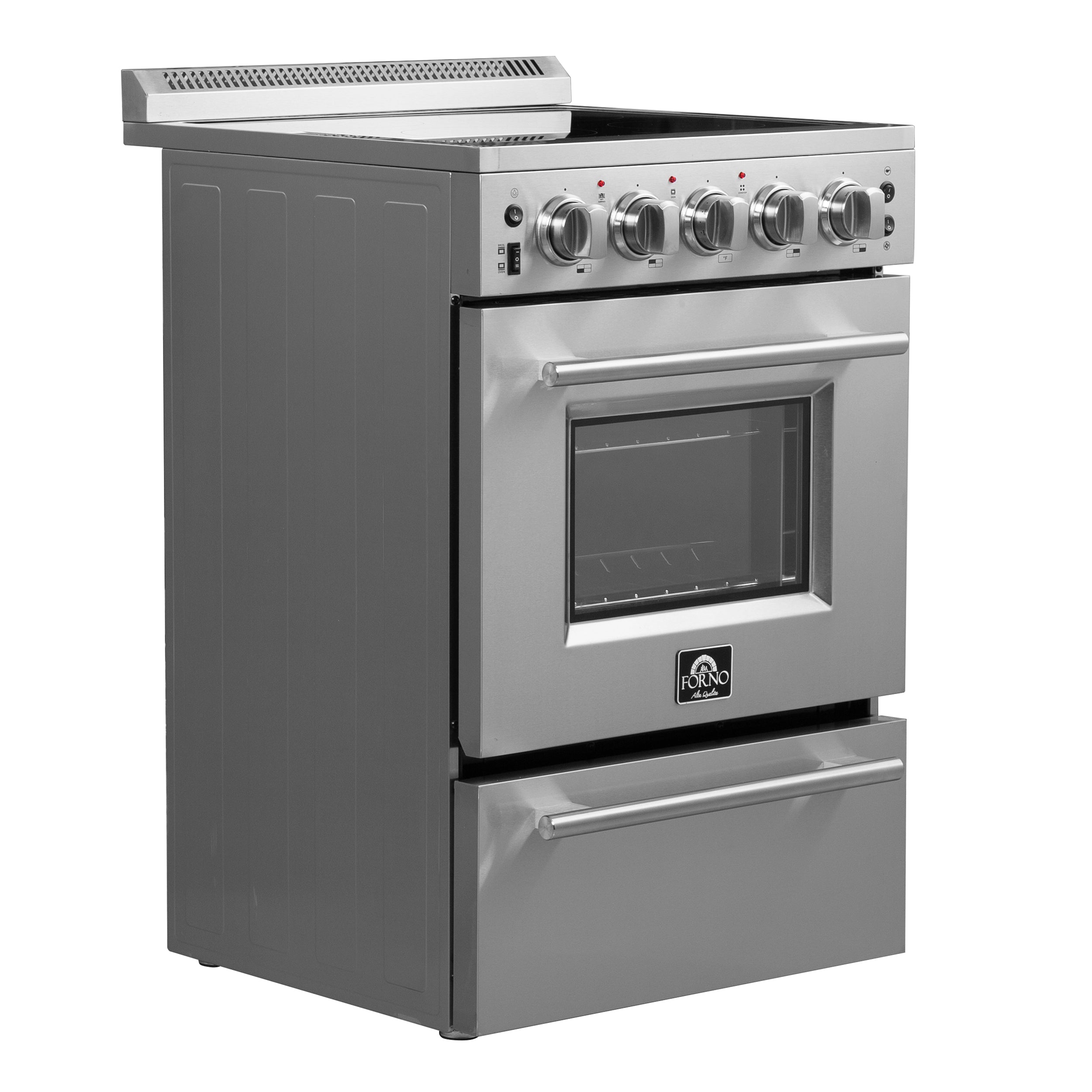Loiano 24-Inch Freestanding Electric Range, Canada Version, No Rotisserie Function, Plug and Cord Included FFSEL609924