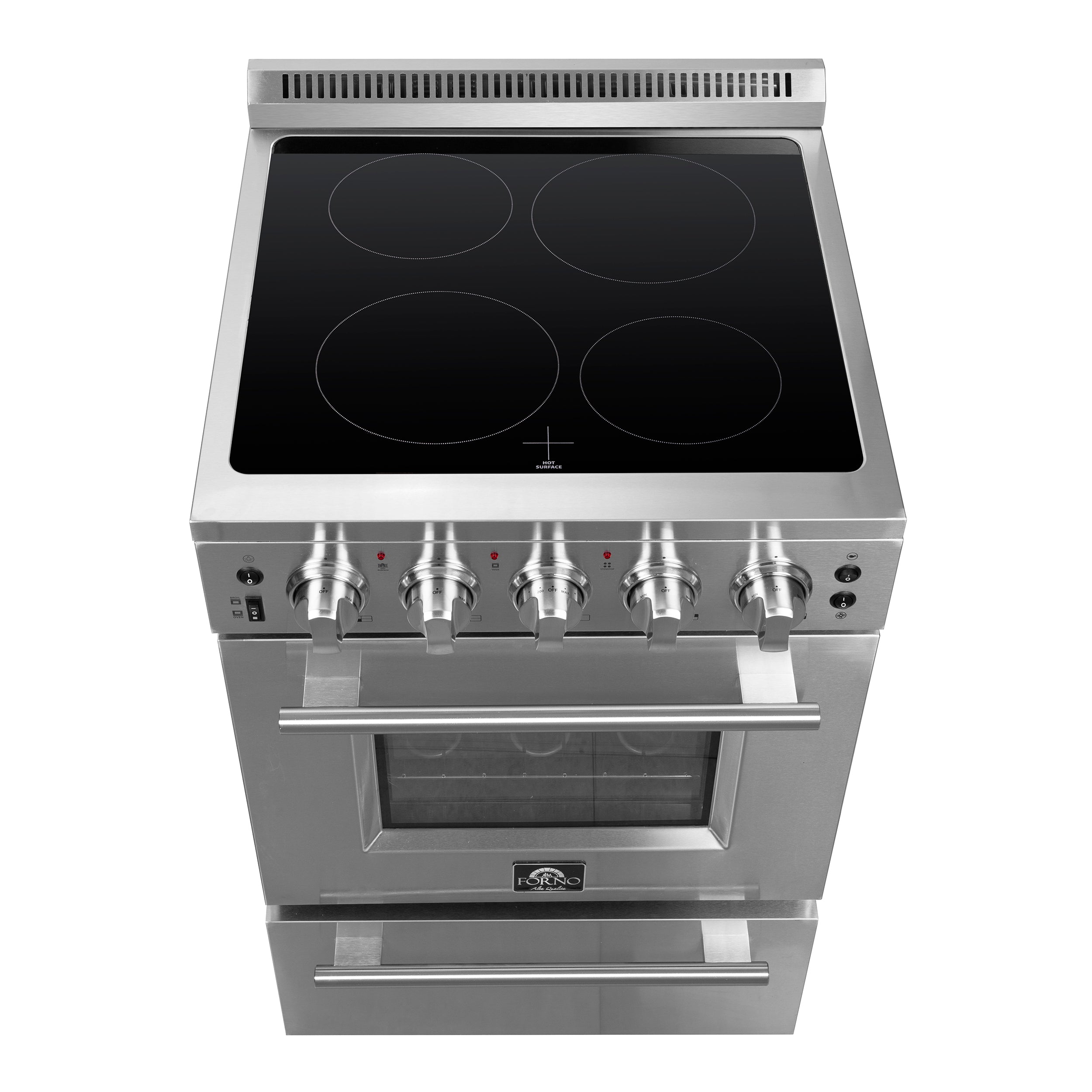Loiano 24-Inch Freestanding Electric Range, Canada Version, No Rotisserie Function, Plug and Cord Included FFSEL609924