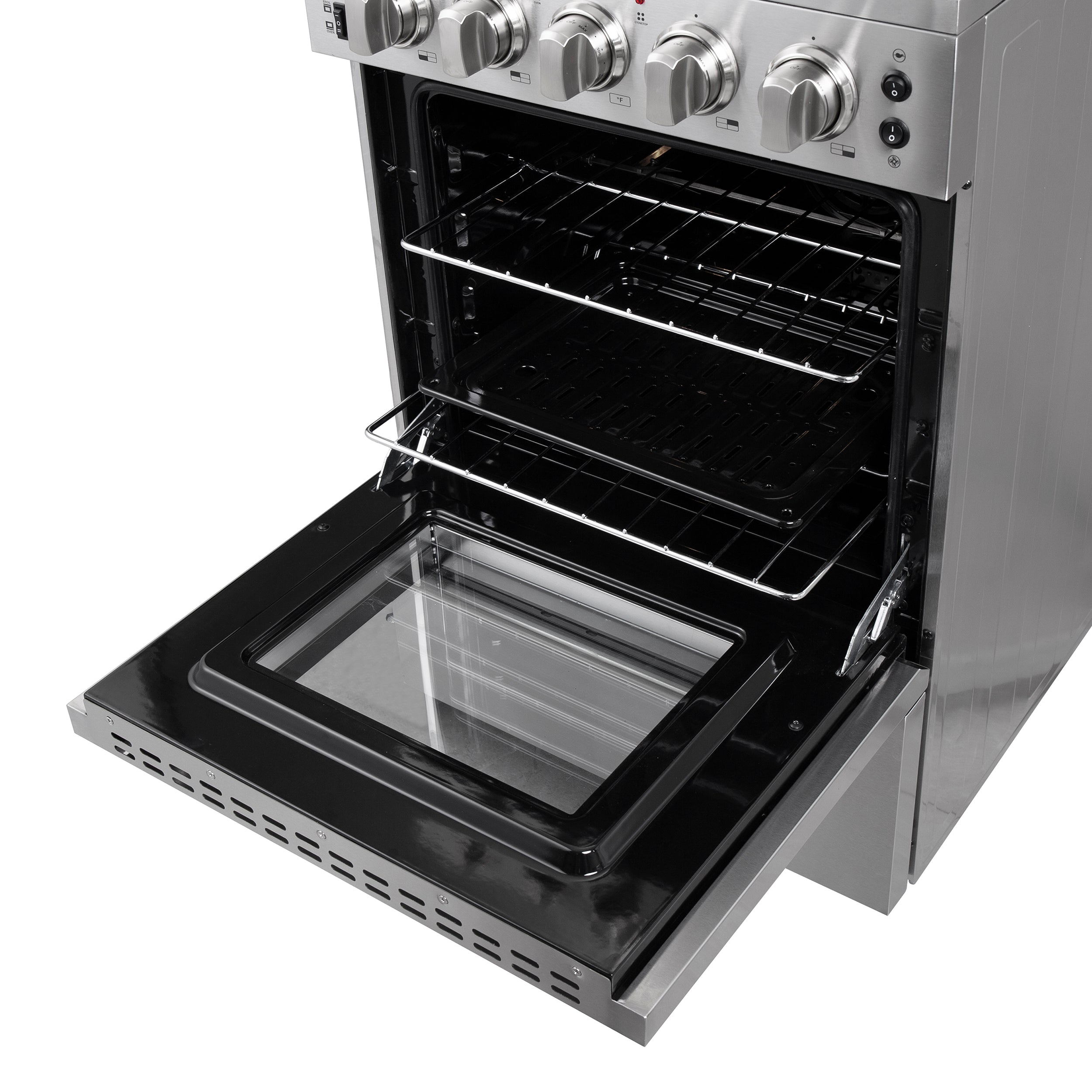 Loiano 24-Inch Freestanding Electric Range, Canada Version, No Rotisserie Function, Plug and Cord Included FFSEL609924