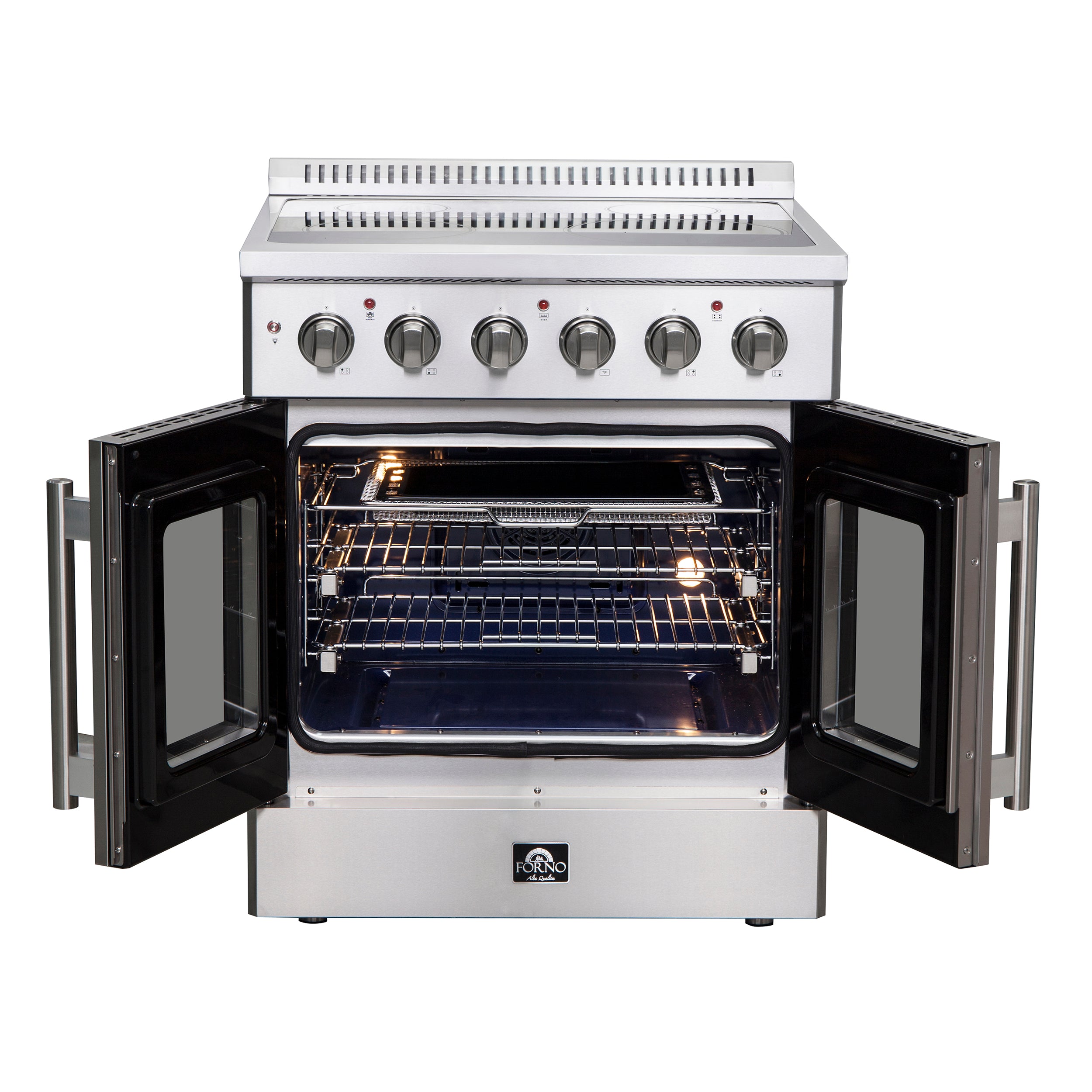 Galiano 30-Inch Freestanding French Door Electric Range, True Convection, Energy Efficient FFSEL691730