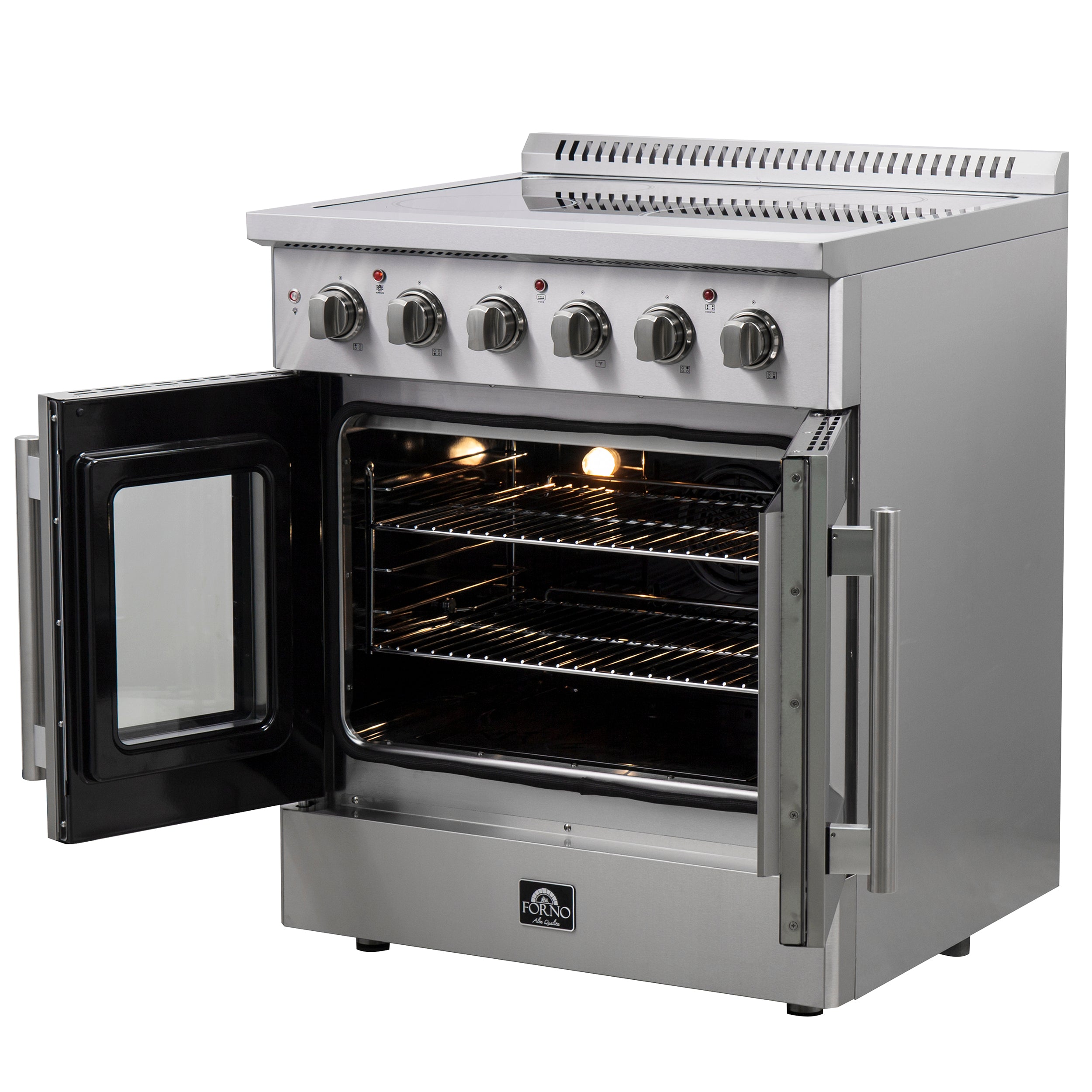 Galiano 30-Inch Freestanding French Door Electric Range, True Convection, Energy Efficient FFSEL691730