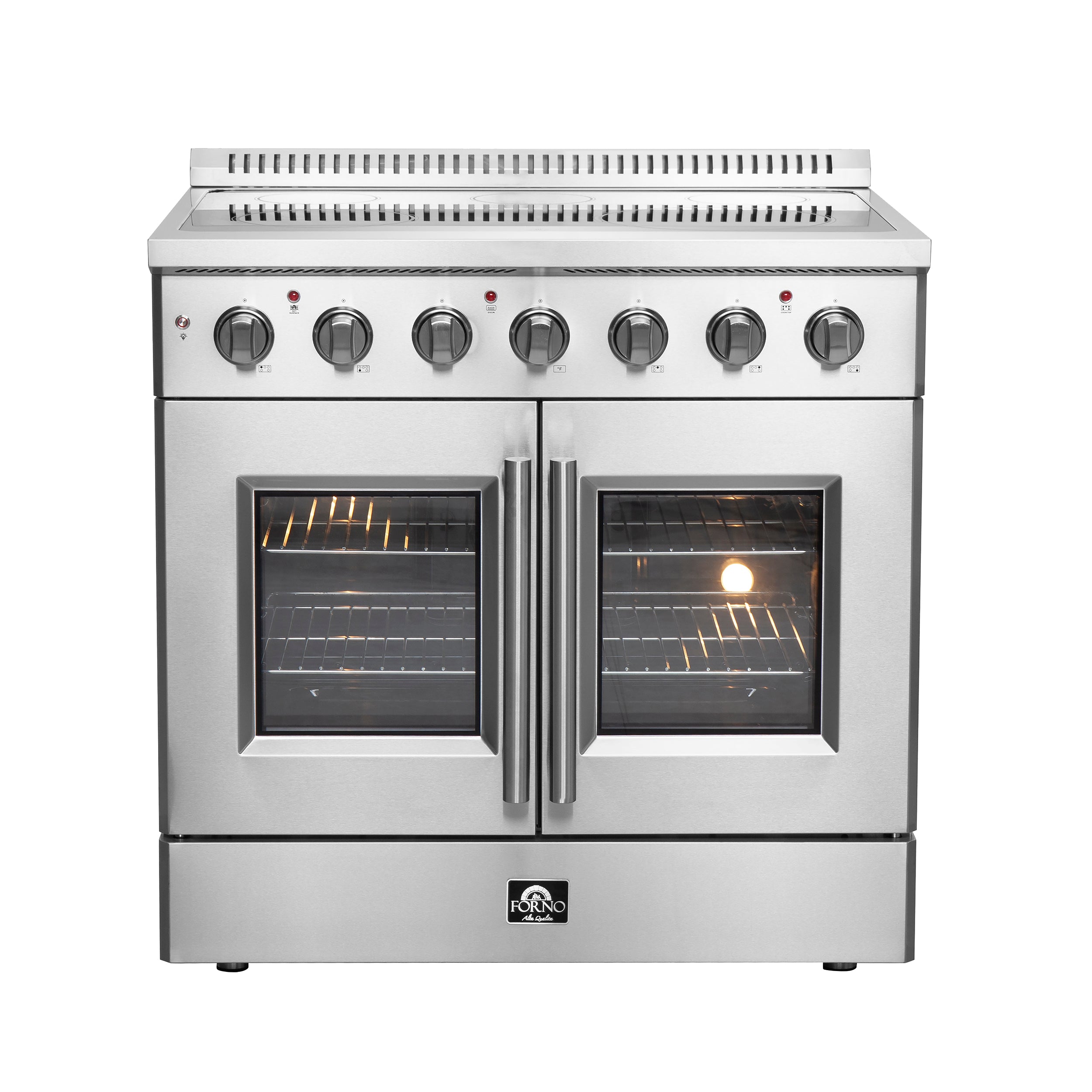 Galiano 36-Inch Freestanding French Door Electric Range, True Convection, Energy Efficient FFSEL691736