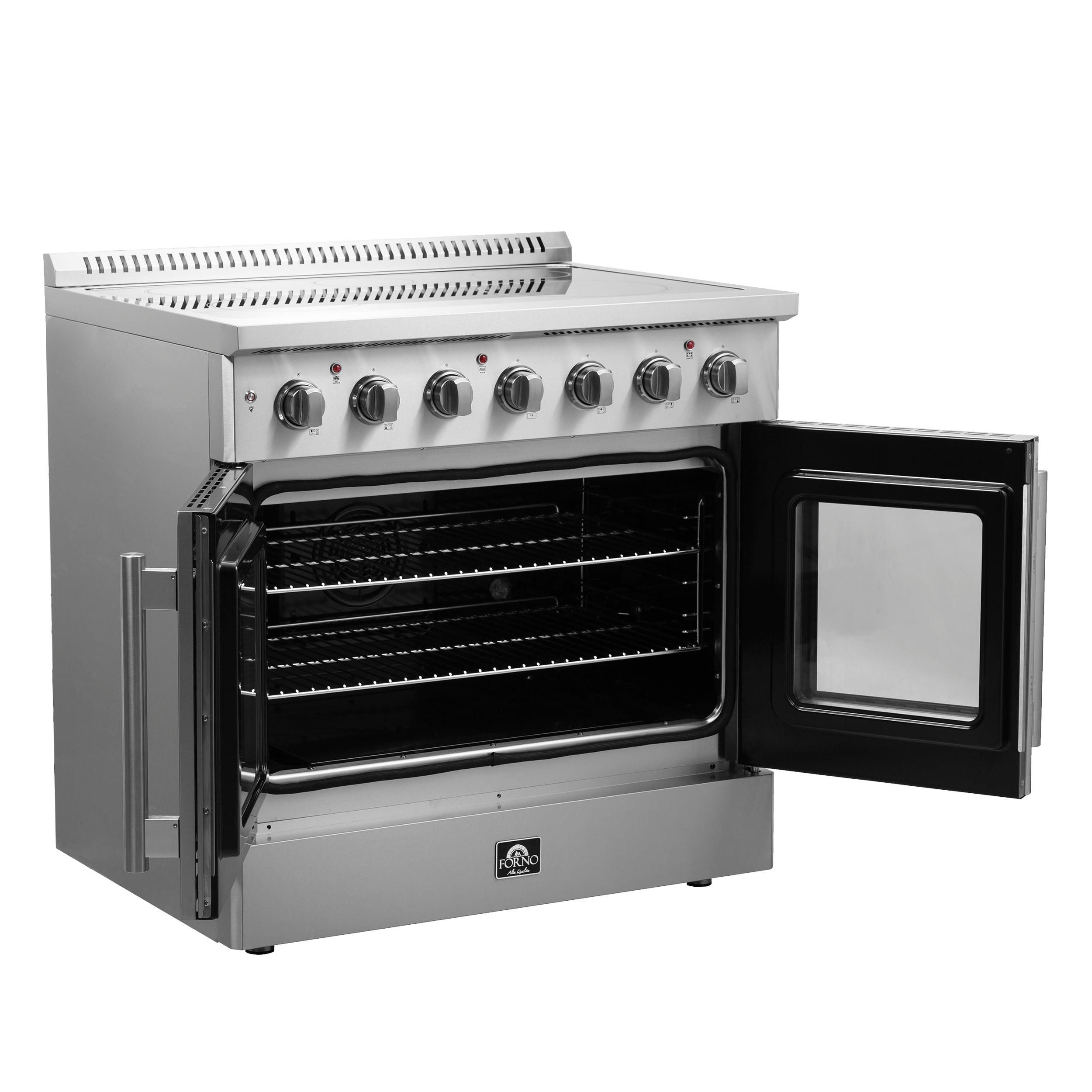 Galiano 36-Inch Freestanding French Door Electric Range, True Convection, Energy Efficient FFSEL691736