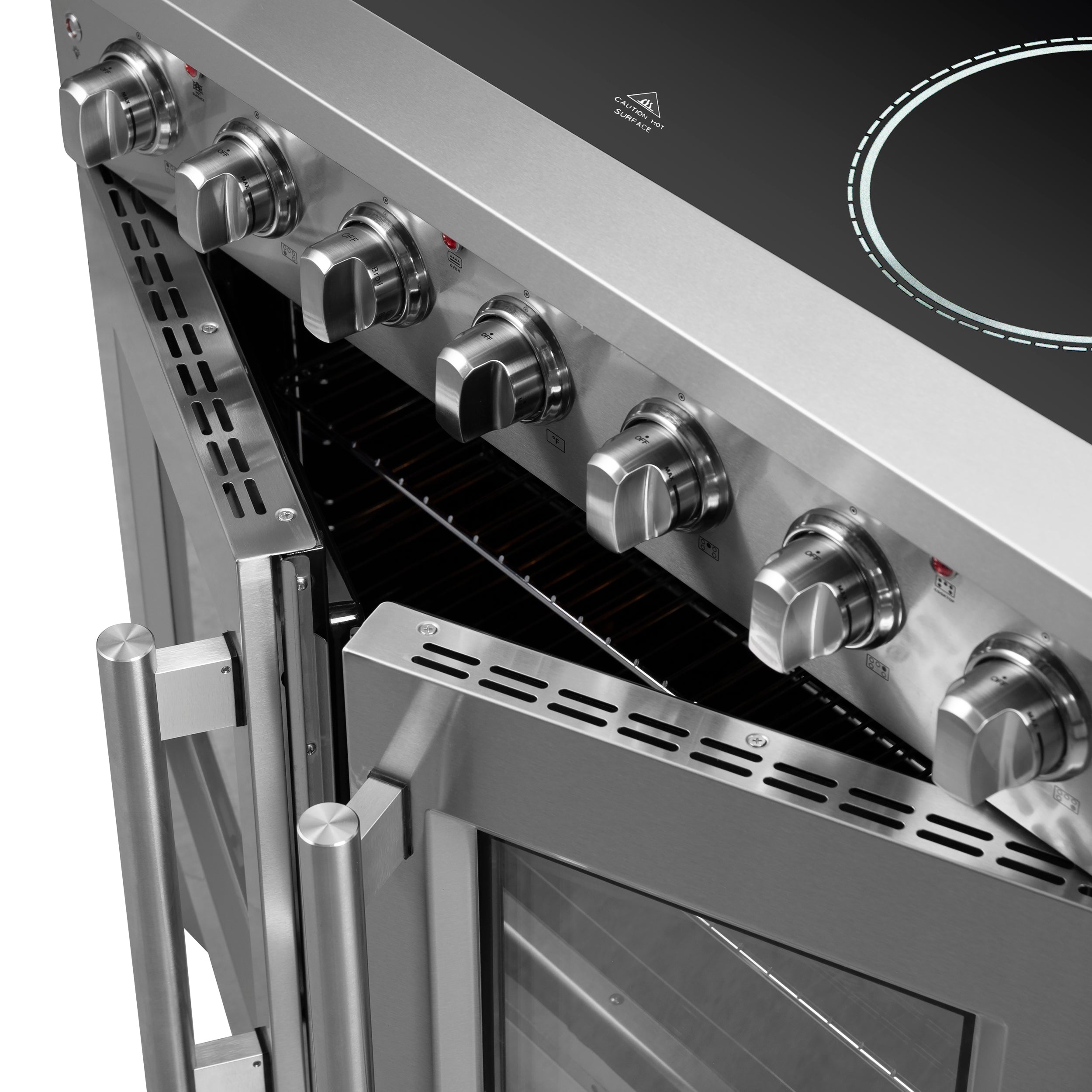 Galiano 36-Inch Freestanding French Door Electric Range, True Convection, Energy Efficient FFSEL691736